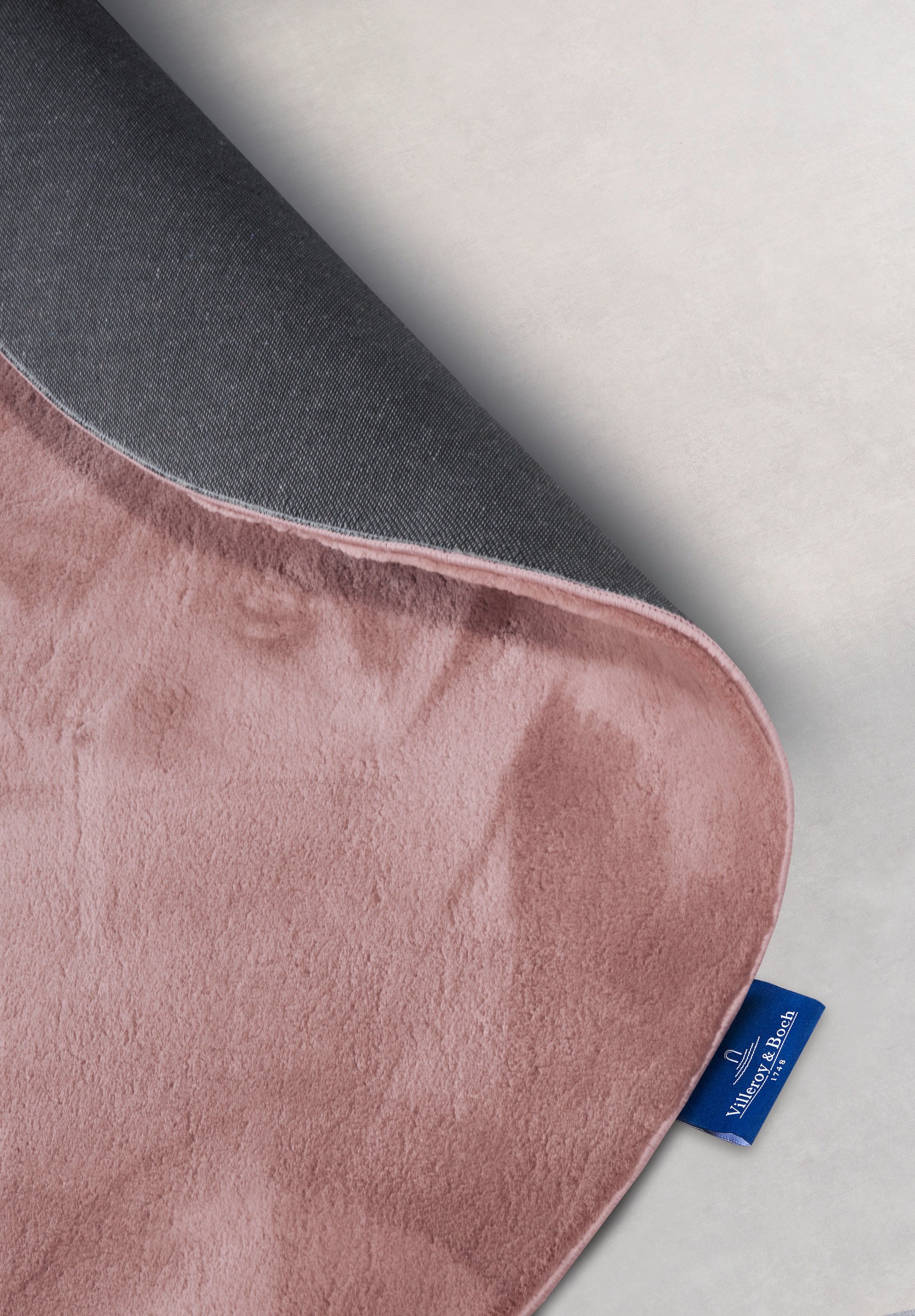 Villeroy & Boch Tapis »Leon« Rond 15 mm Höhe Langflor, Shaggy, einfarbig, flauschig, weich, glänzend, modern, uni