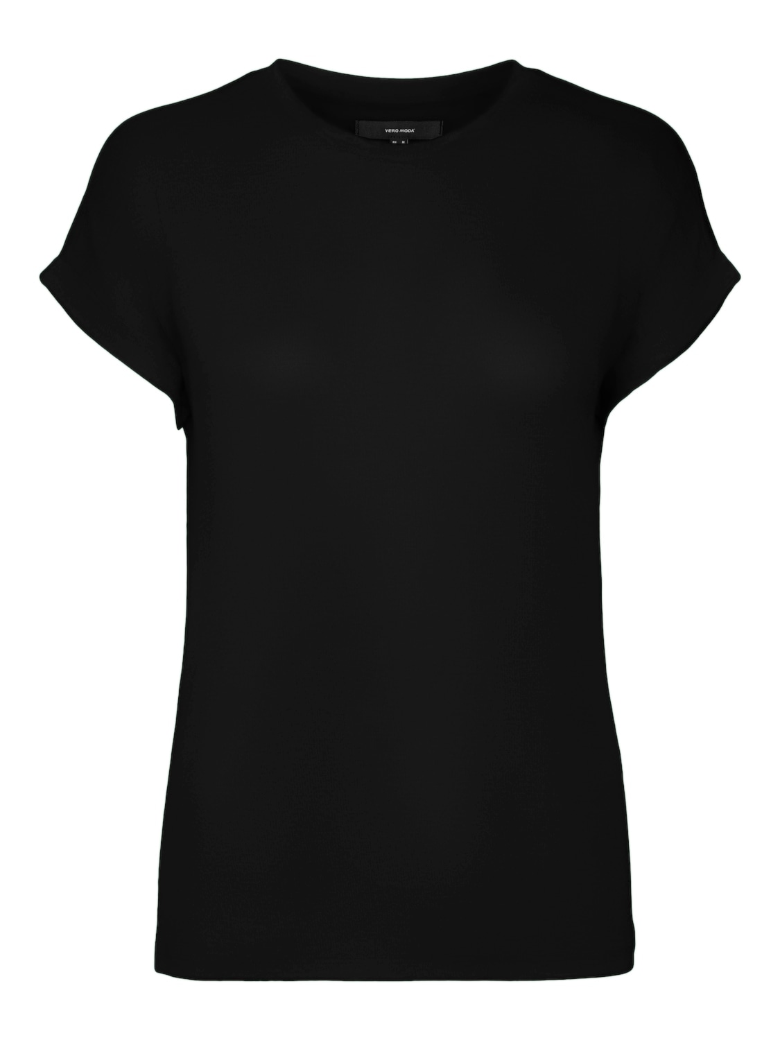 Vero Moda Kurzarmpullover »VMBRIANNA SS O-NECK PULLOVER BOO  REP« mit überschnittenen Schultern mit Umschlagsaum