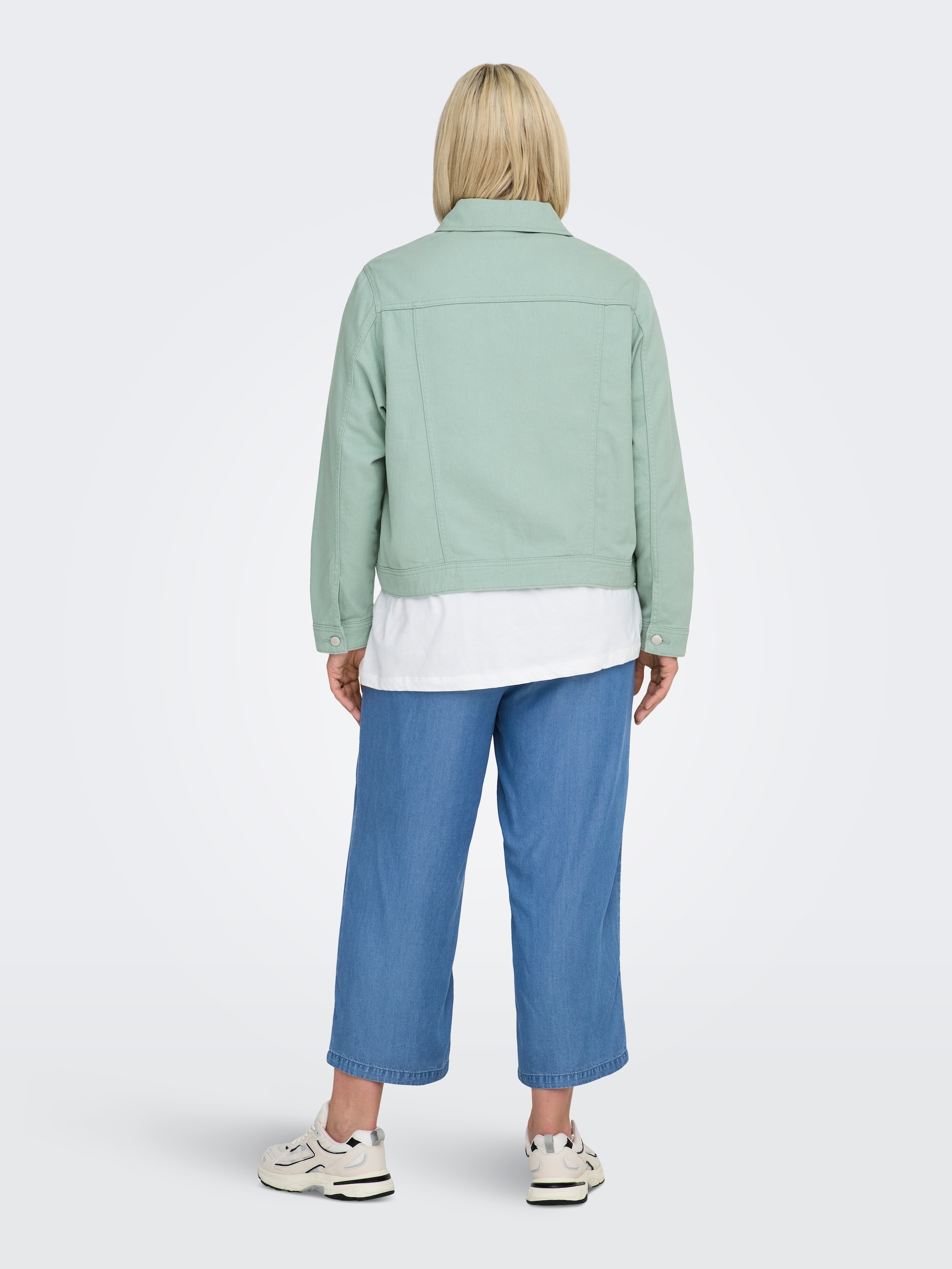 ONLY CARMAKOMA Veste en jean »CARTIA L/S COLORED JACKET CC PNT«