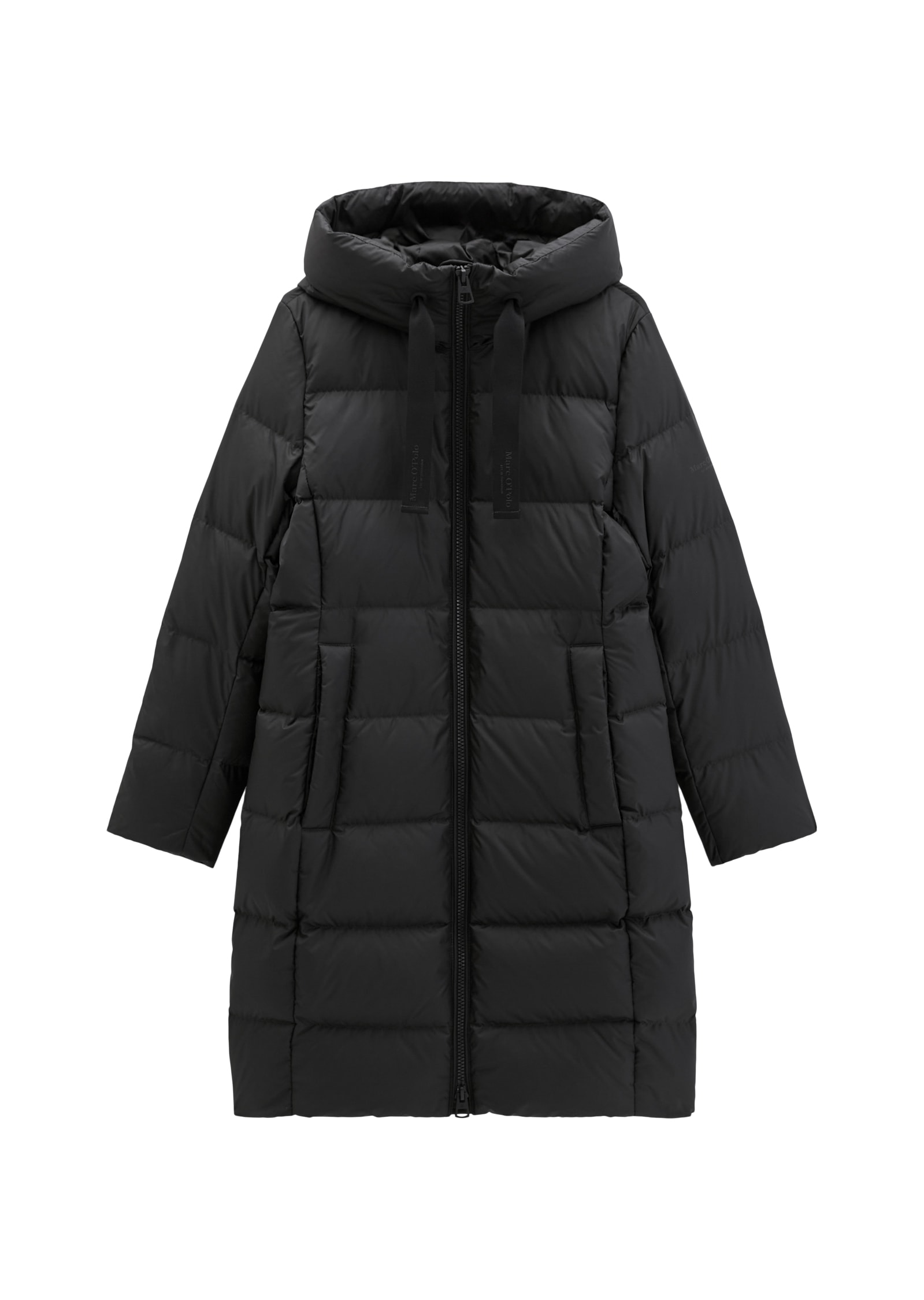 Marc O'Polo Daunenmantel mit 2-Way-Zipper und grosser Kapuze - aktuelle HW26-Kollektion