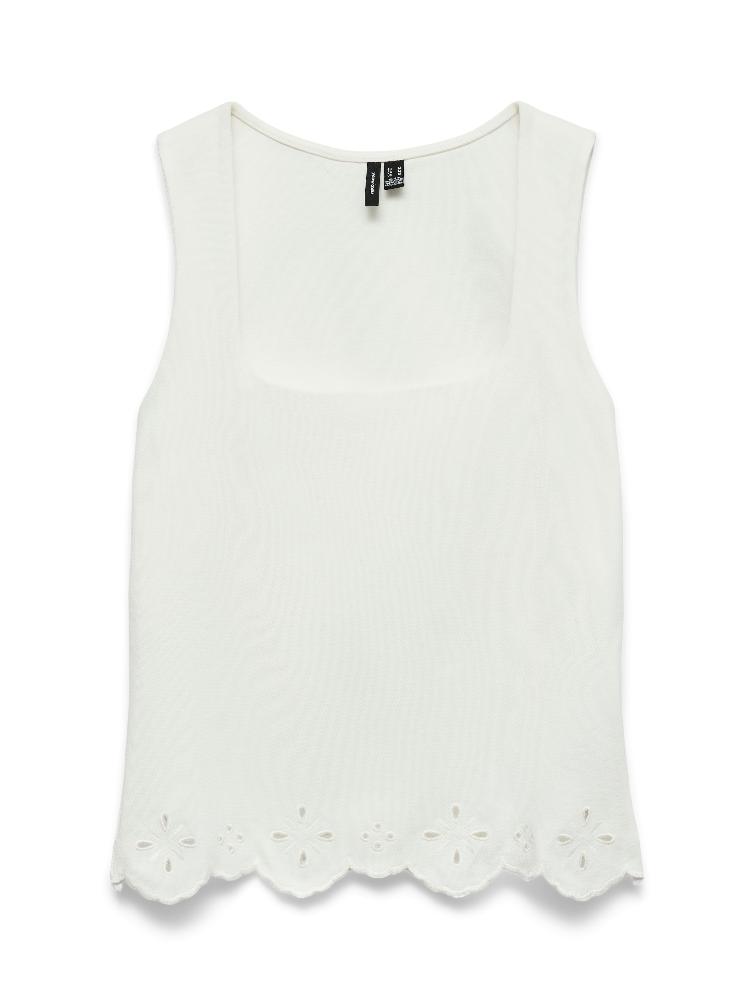Vero Moda Top en dentelle »VMLOUISE SL SQUARE NECK TOP JRS« coton, coupe régulière