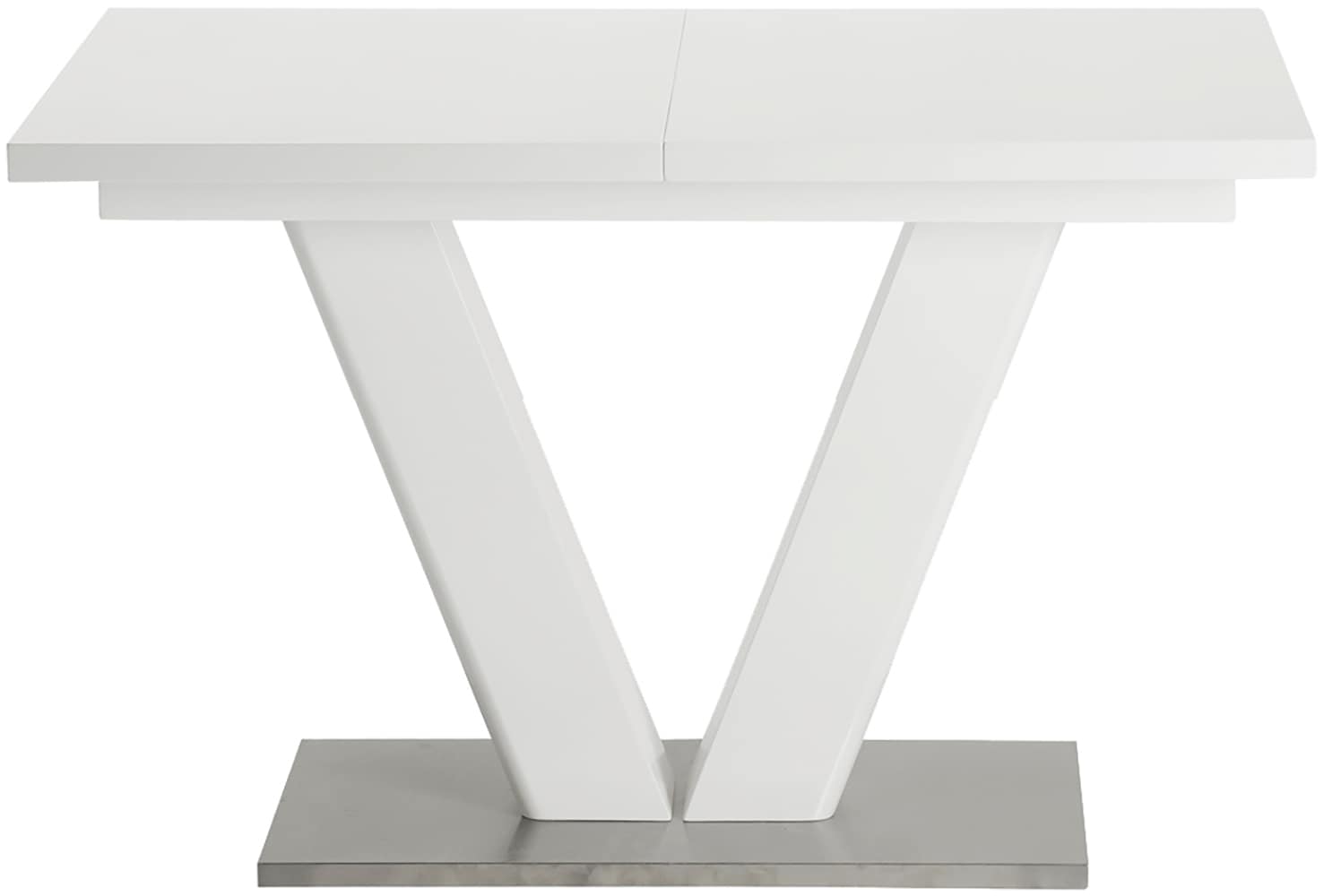 GOODproduct Essgruppe »Elbach, TOPSELLER!, OTTOs Choice« Set, 5 Stk. tlg. ausziehbar 120-160 cm, Hochglanz, Tischgruppe Freischwinger