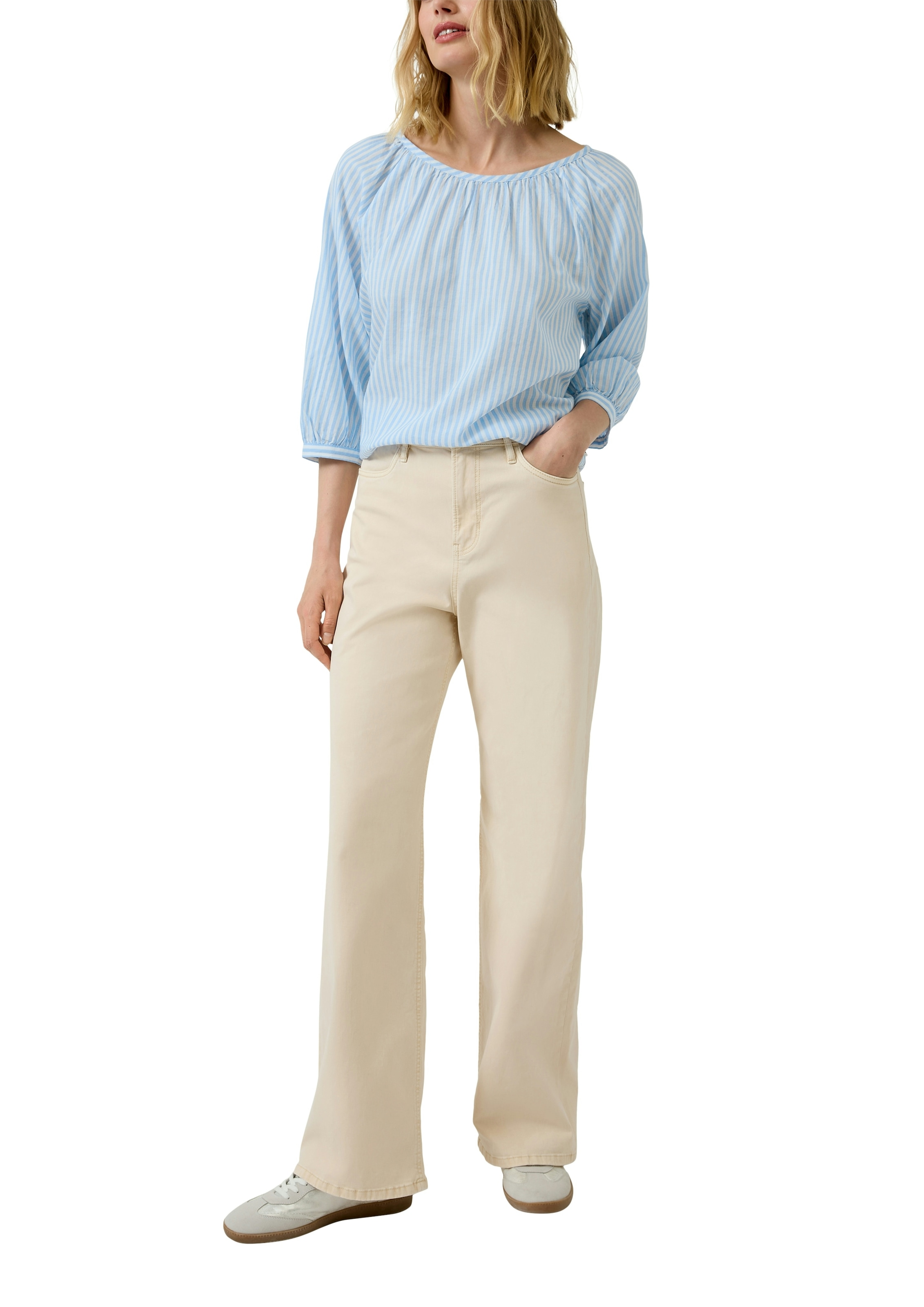 s.Oliver Blouse classique avec motif à rayures