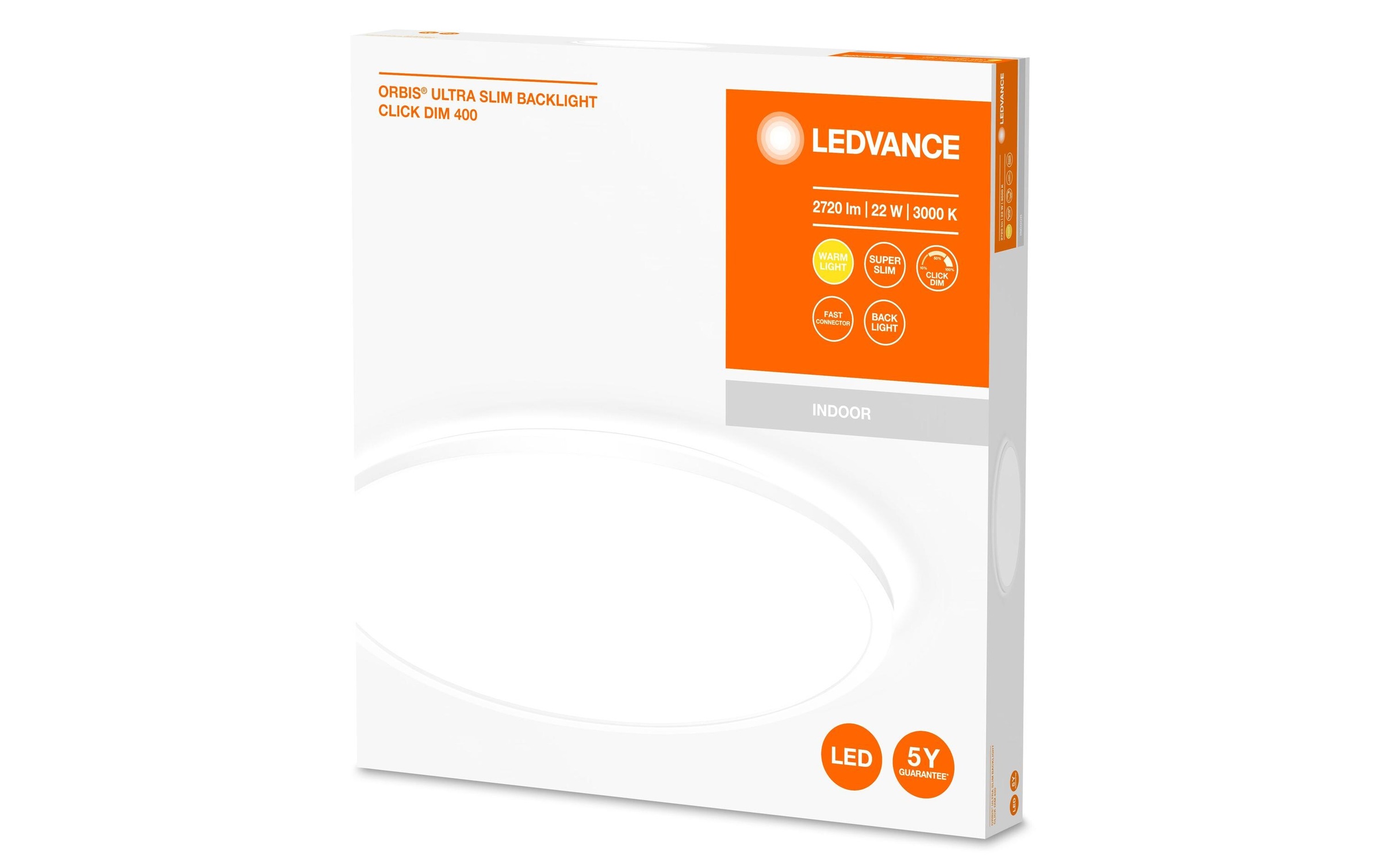   Plafonnier LED »Orbis Ultra Slim, Ø 40 cm, 3000K,«