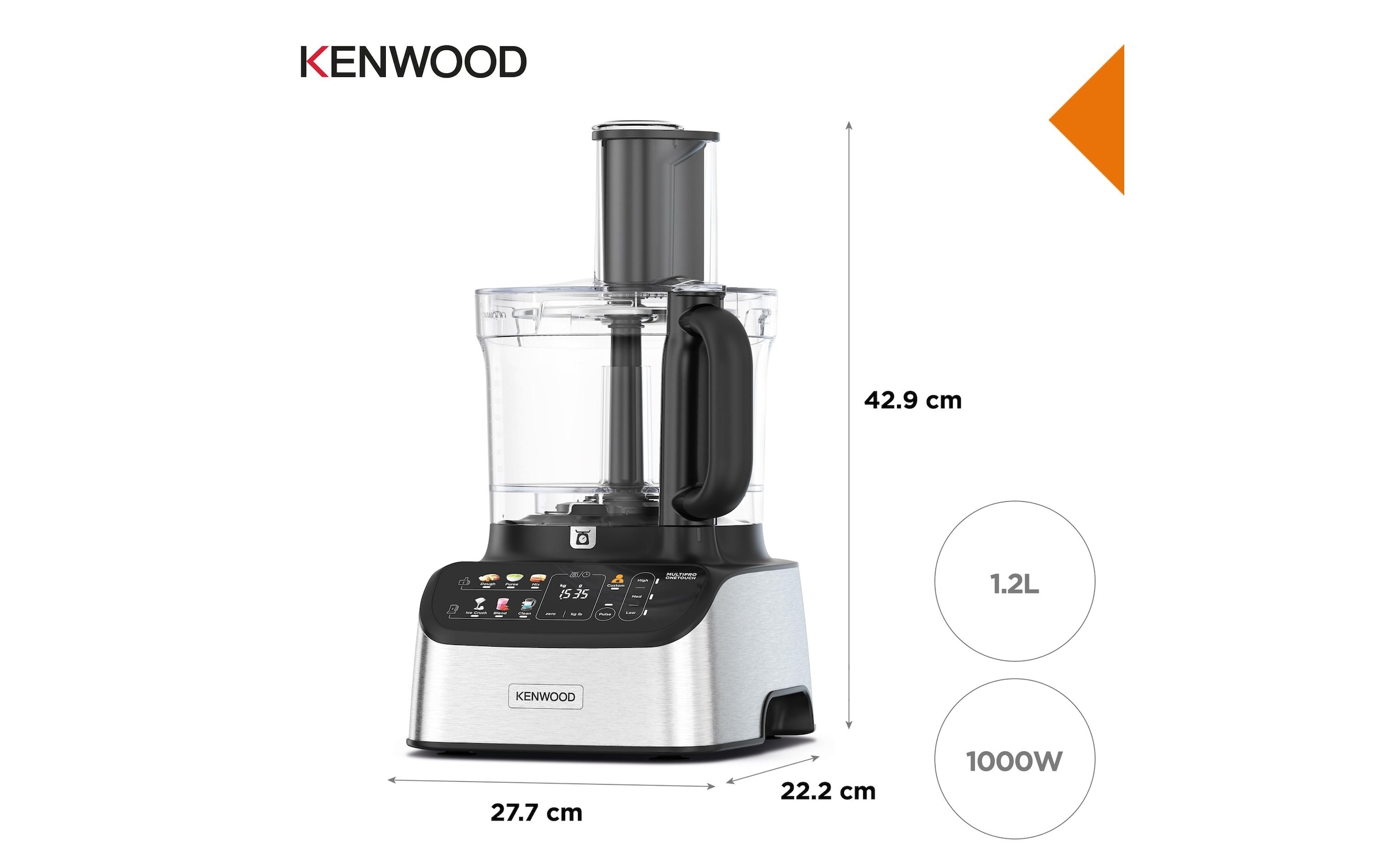 Kenwood Robot de cuisine »MultiPro One Touch FDM73.850SS«