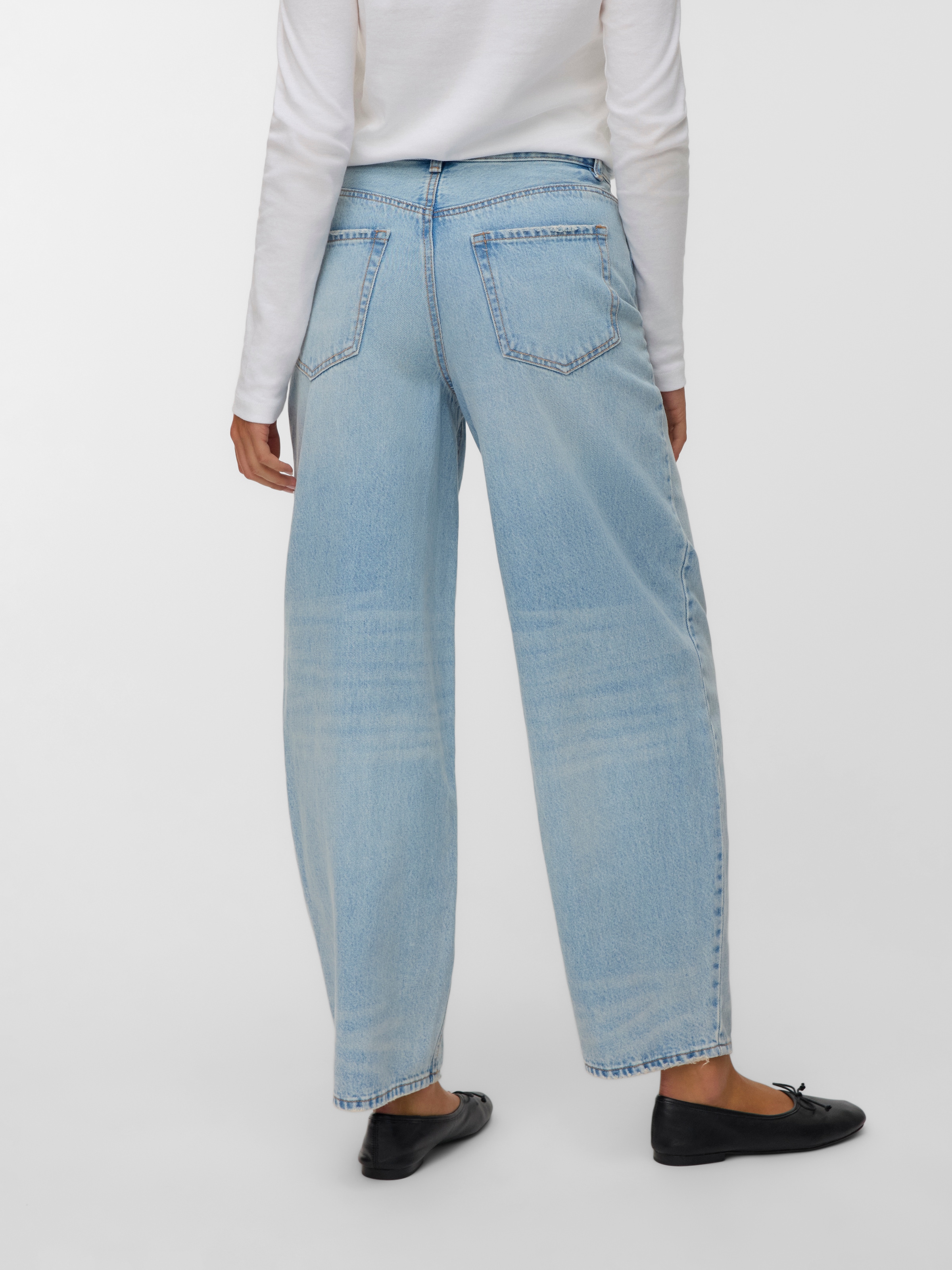 Vero Moda Mom-Jeans »VMBILLIE HR BARREL ANK JEANS LI3146 NOOS«