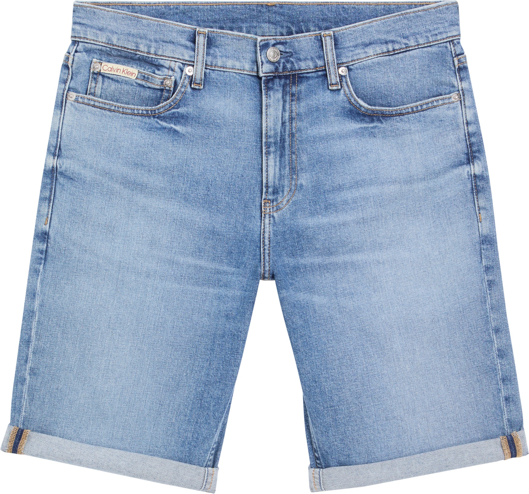 Calvin Klein Jeans Short »SLIM SHORT«  mit Umschlagsaum