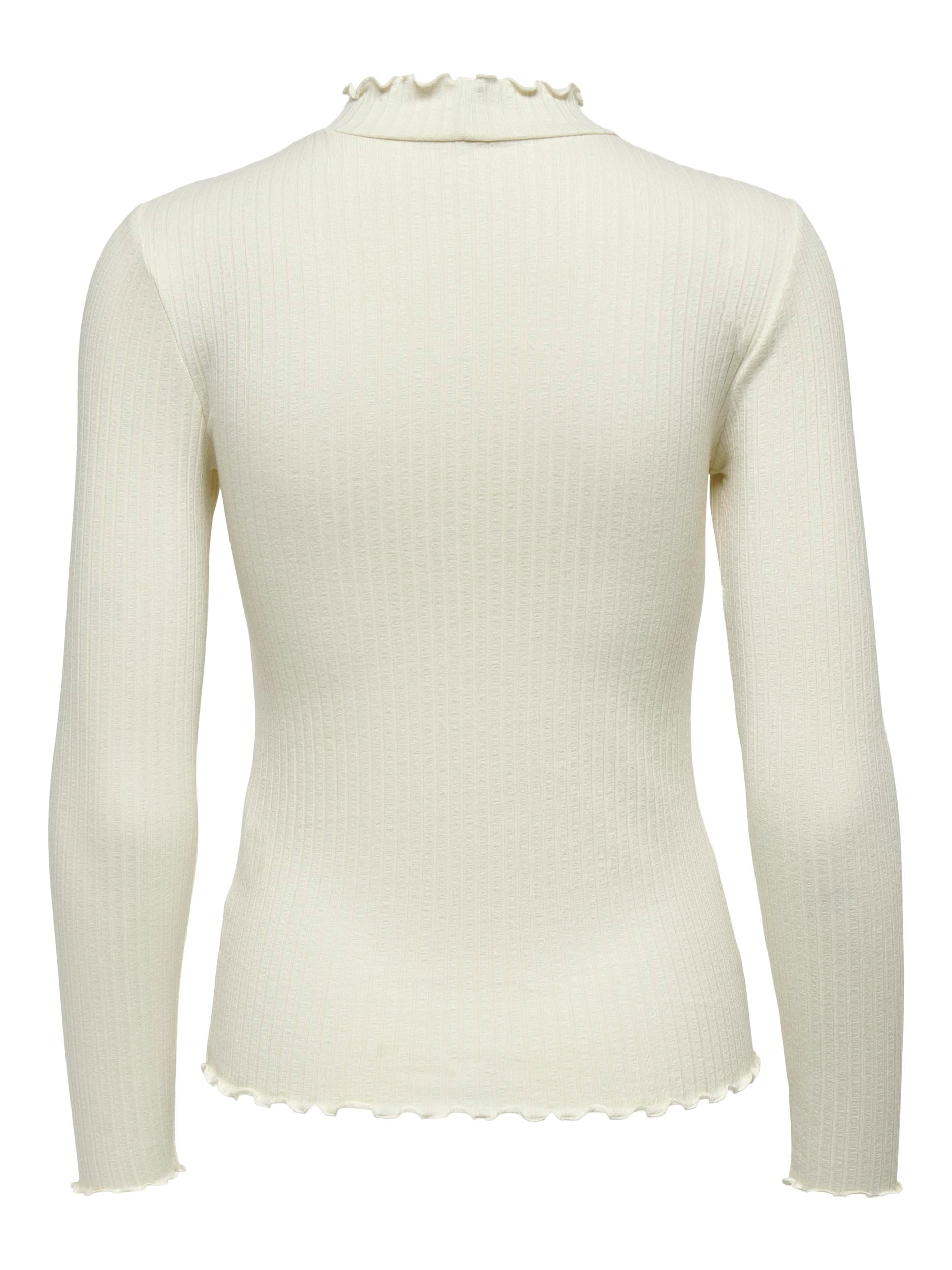 JDY Langarmbluse »JDYFRANSISKA L/S HIGHNECK TOP JRS NOOS« Viskosemischung, slim fit