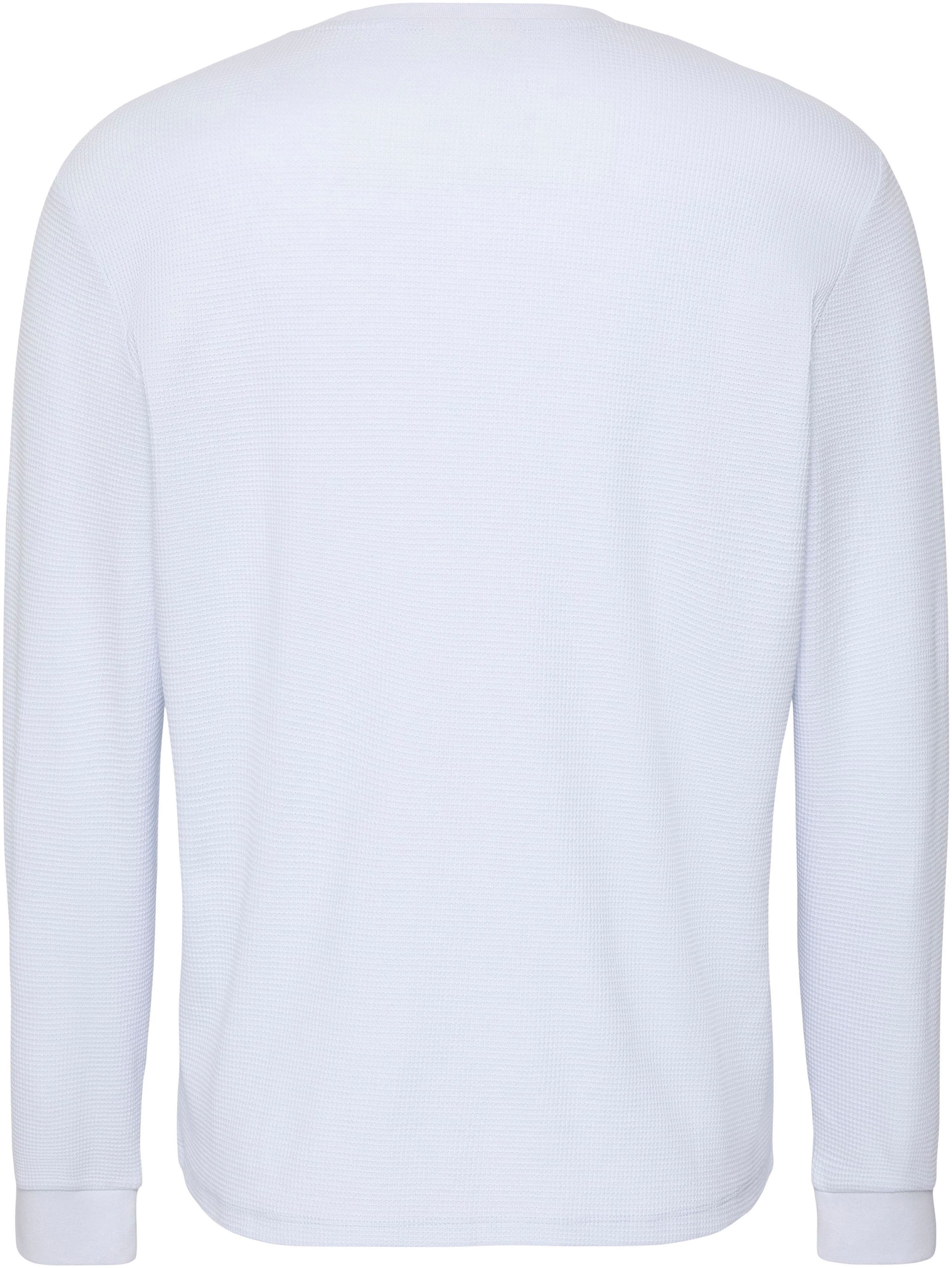 Calvin Klein Jeans Langarmshirt »LS WAFFLE BADGE CREWNK TEE« Mit Rundhalsausschnitt