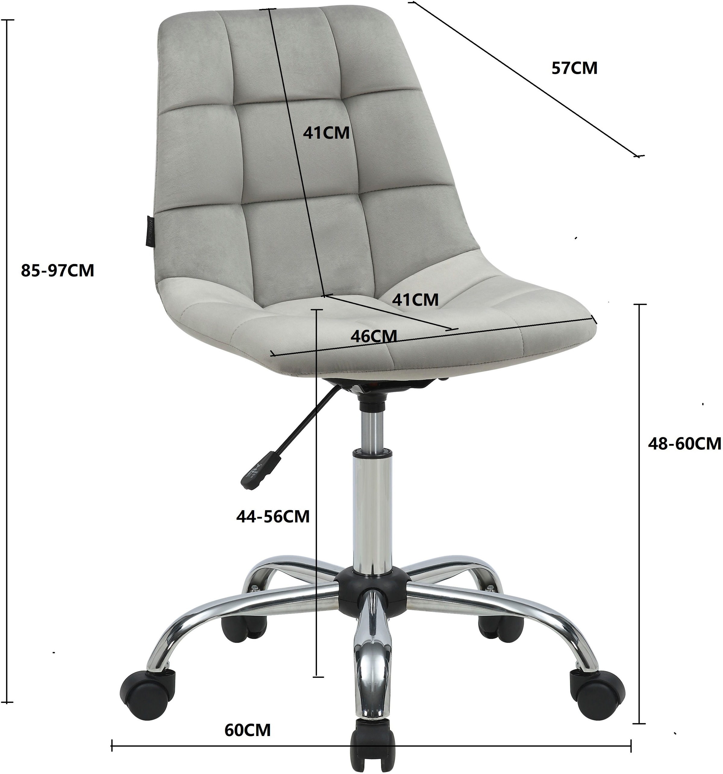 GOODproduct Chaise de bureau »STAVELY« () Schreibtischstuhl