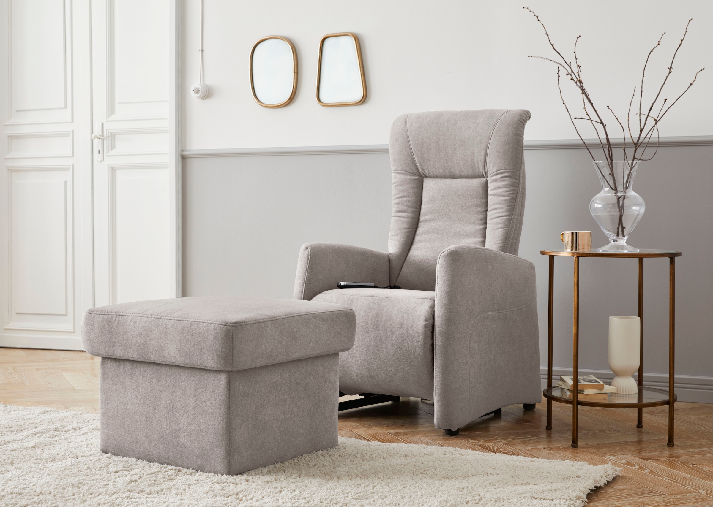 sit&more Stauraumhocker »Melissa« klassisches Design, optional in dem mit Wasser zu reinigendem Bezug