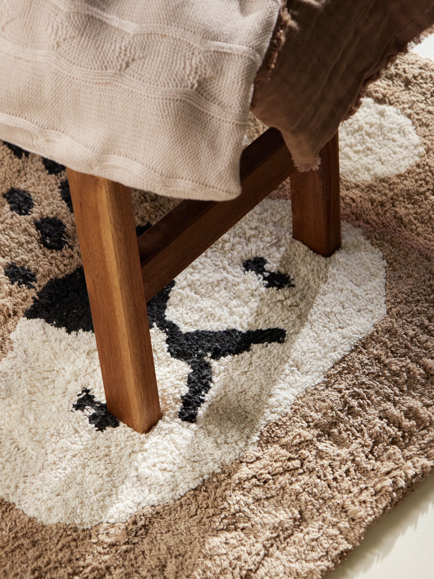 HANSE Home Tapis pour enfants »Bea« Forme de motif 10 mm Höhe lavable, fait main, doux, antidérapant, tapis de jeu pour chambre d'enfant