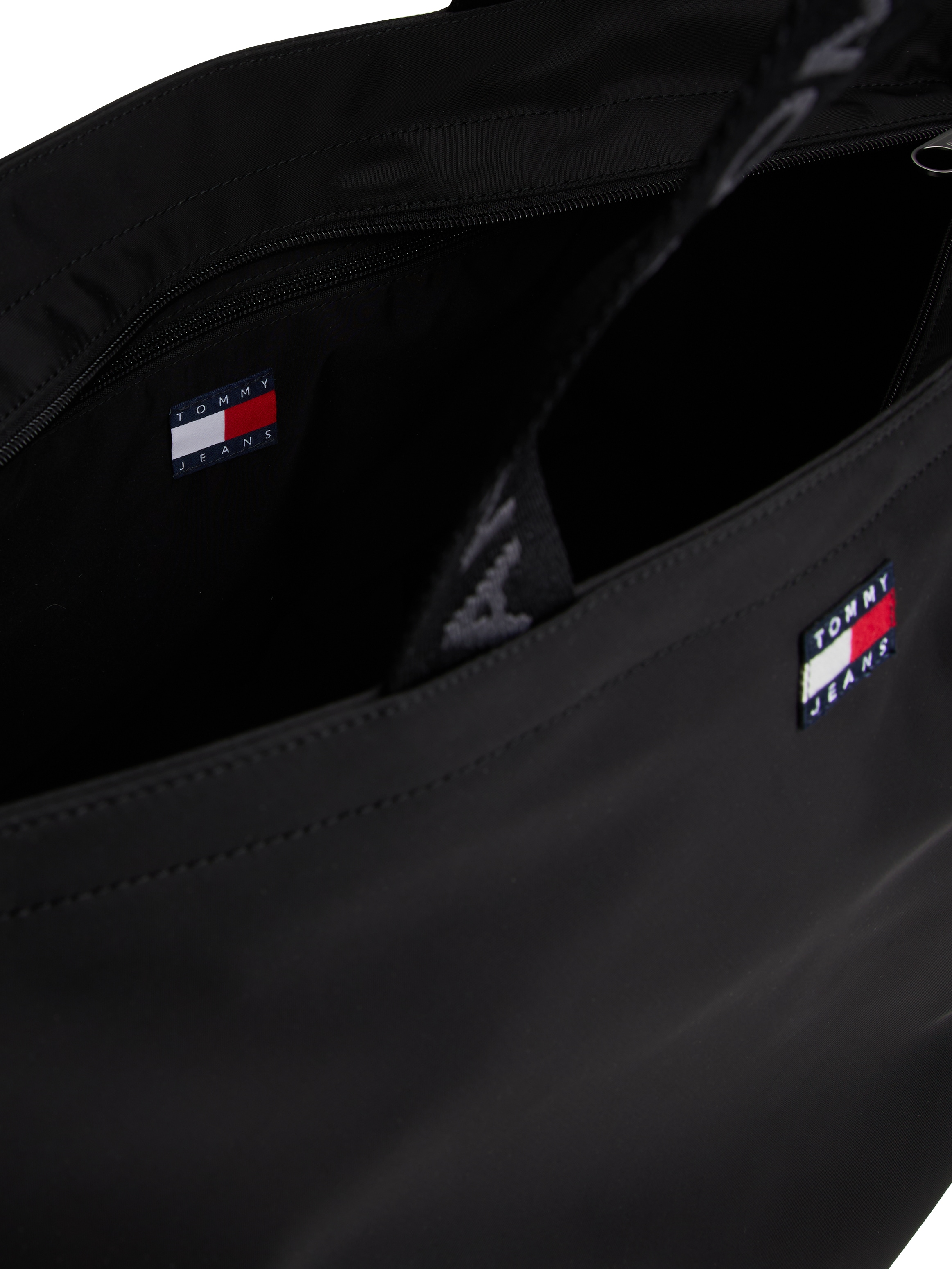 Tommy Jeans Sac de transport »TJW ESS DAILY TOTE« , Damen Umhängetasche, Shopper mit Logoflagge