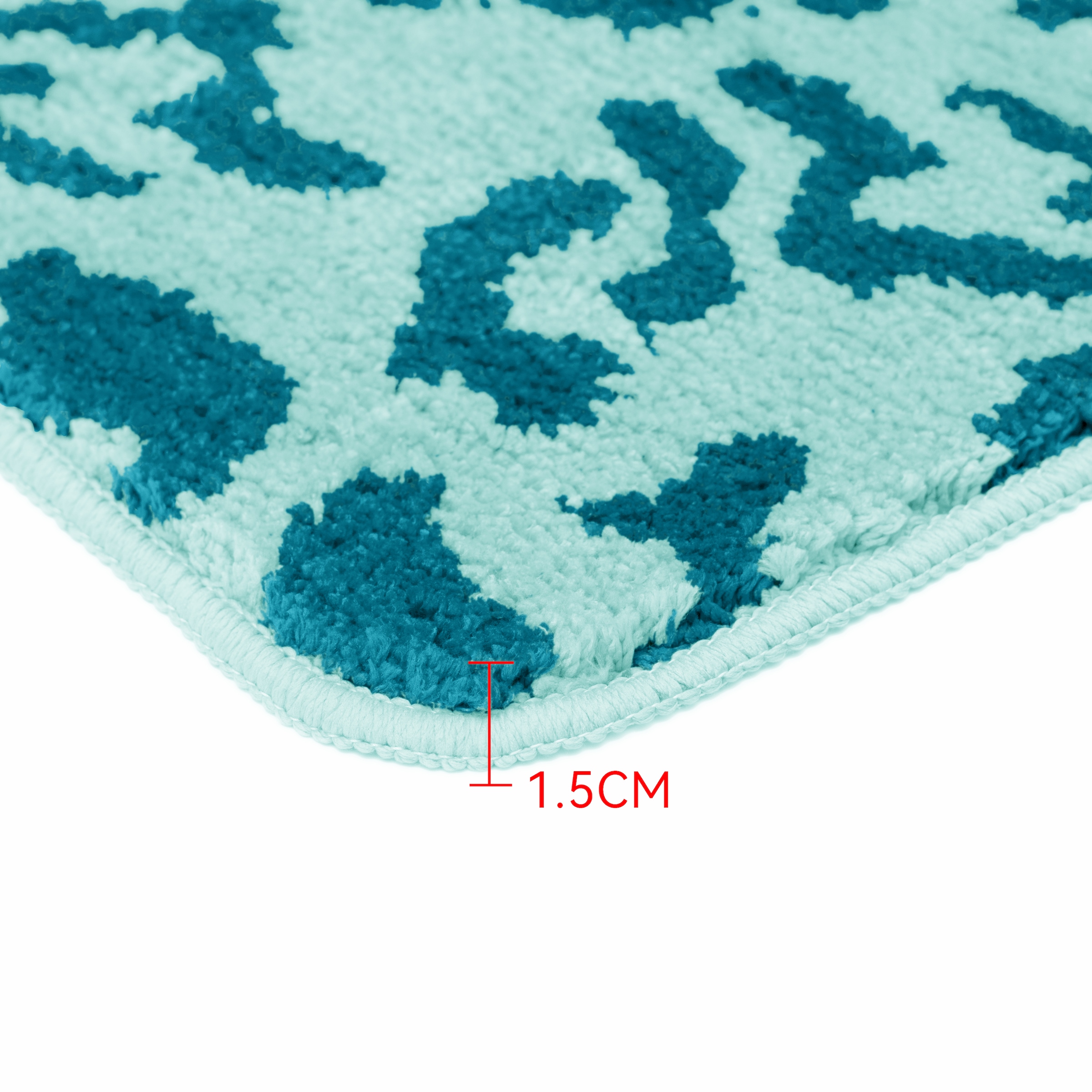 GOODproduct Badematte »Anna Leo, Badvorleger, Badezimmer Teppich, Duschvorleger« Höhe 15 mm rutschhemmend beschichtet fussbodenheizungsgeeignet | schnell trocknend mit Animal Print, modernes Muster, Leo, weich