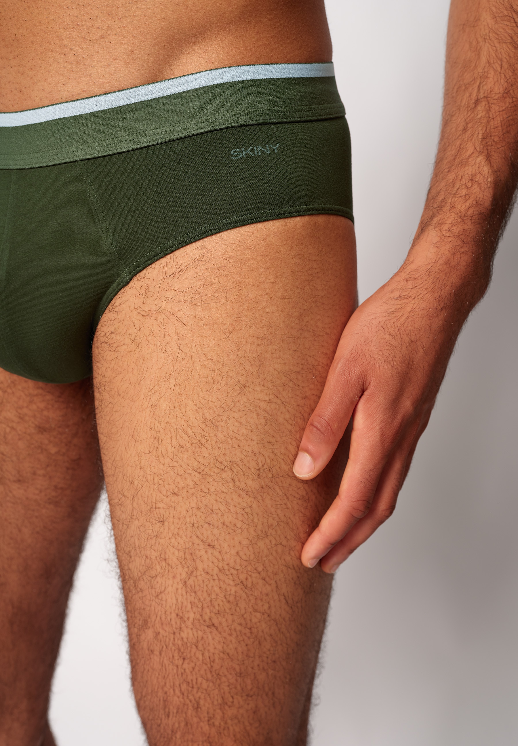 Skiny Brasilslip »Cotton Multipack« 3er Pack,  klassisch, basic, elastisch, bequem, kein Einschneiden, Baumwollmix