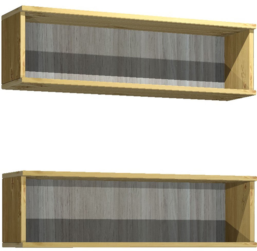 Home affaire Wandregal »Meliss« aus nordischer Kiefer gefertigt, Breite 80 cm, 2-tlg