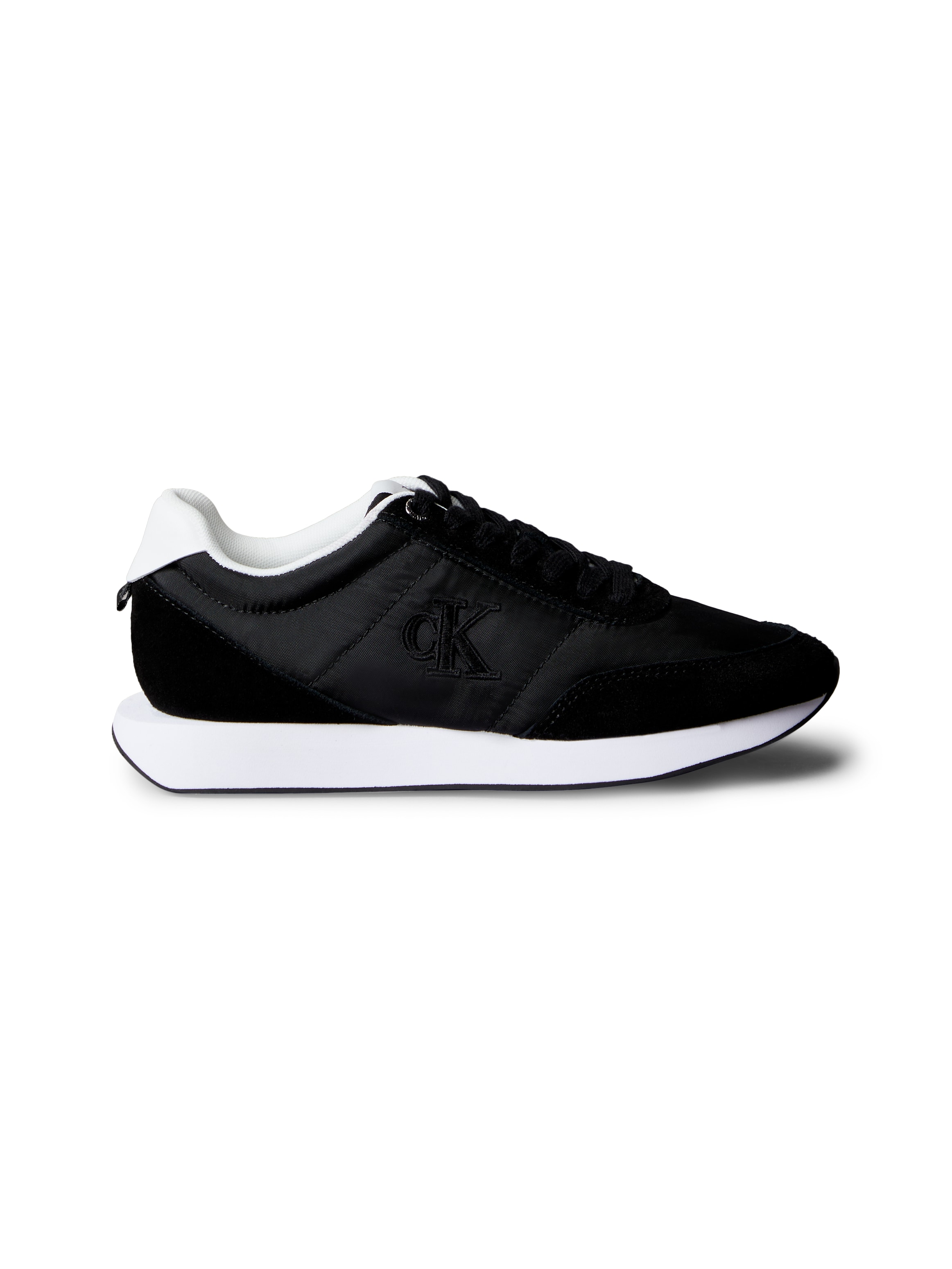 Calvin Klein Jeans Sneaker »RETRO RUNNER ESS MIX MAT«  Schnürschuh, Runner-Sneaker, Freizeitschuh mit seitlichem CK-Logo