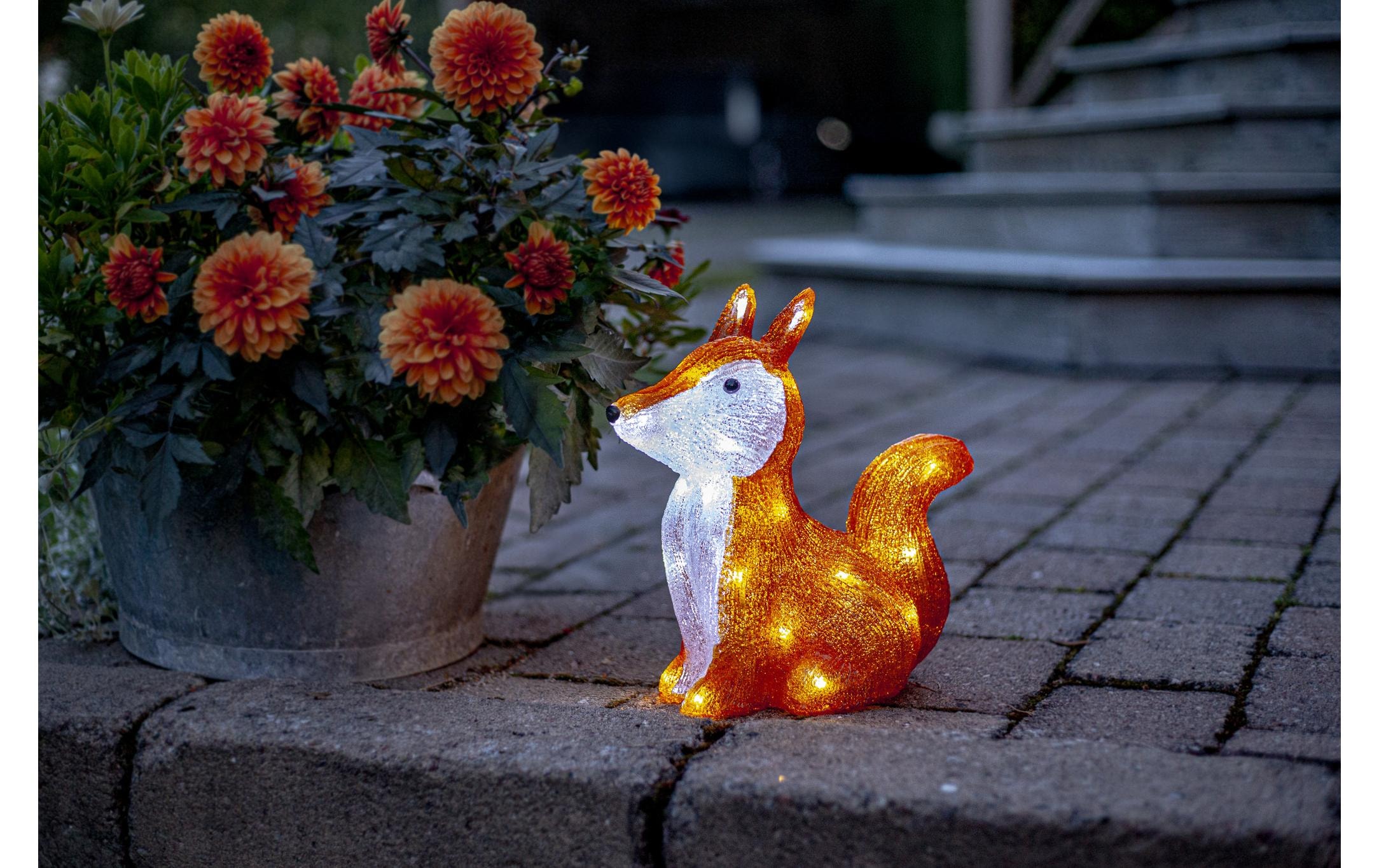   Lumière décorative LED »Star Trading Outdoor Dekoration Crystalo Indoor, 28.00 cm Höhe« Module LED blanc chaud