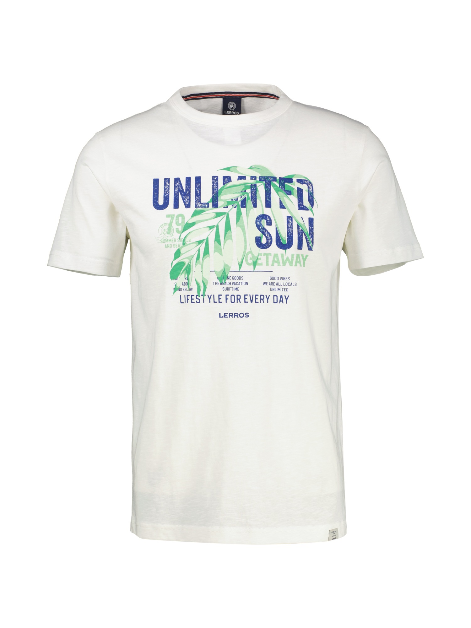 LERROS T-Shirt »Herren T-Shirt mit Brustprint«