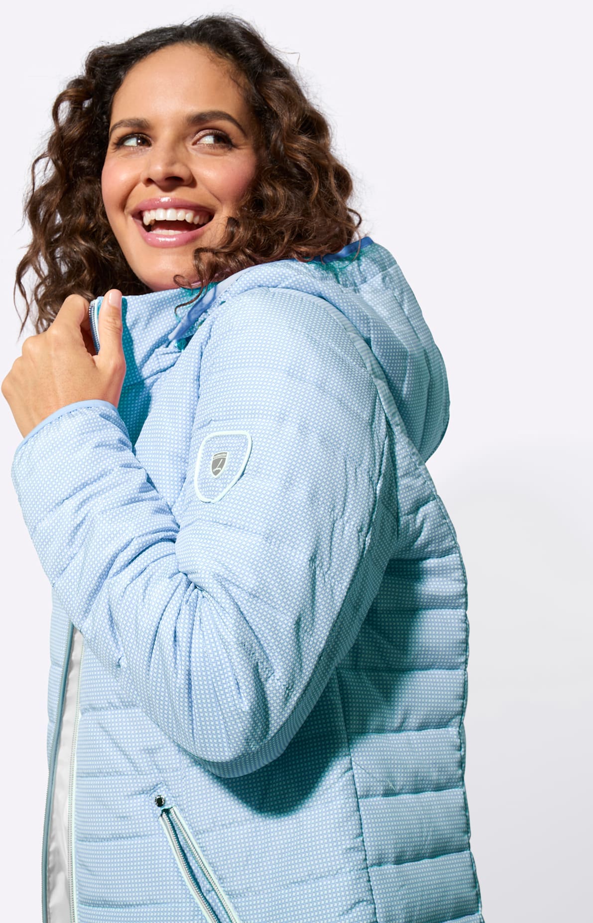 Casual Looks Steppjacke mit Kapuze