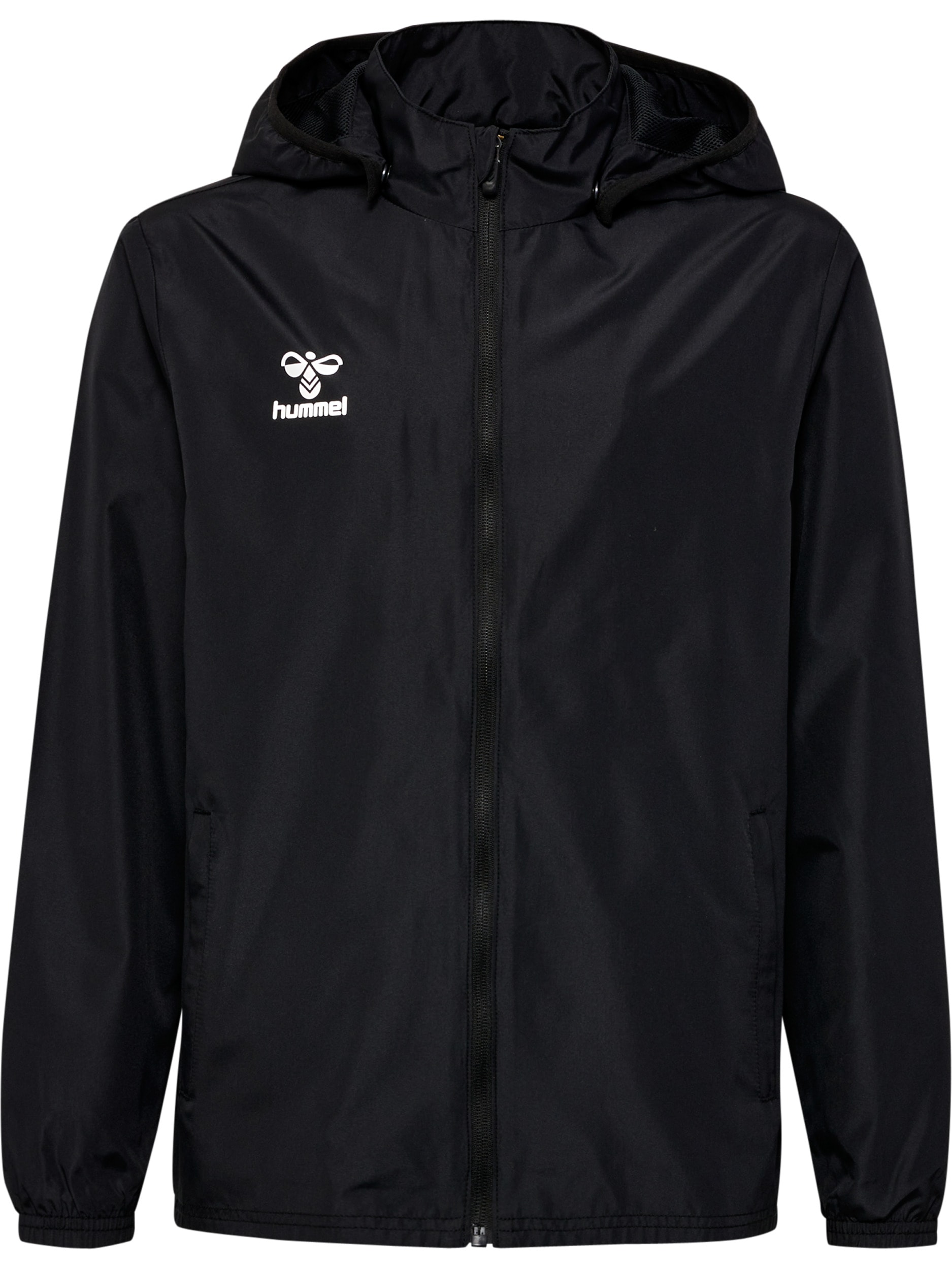 hummel Veste tous temps »HMLESSENTIAL AW JACKET KIDS« avec capuche sportlicher Stil, atmungsaktiv, wasser- und schmutzabweisen