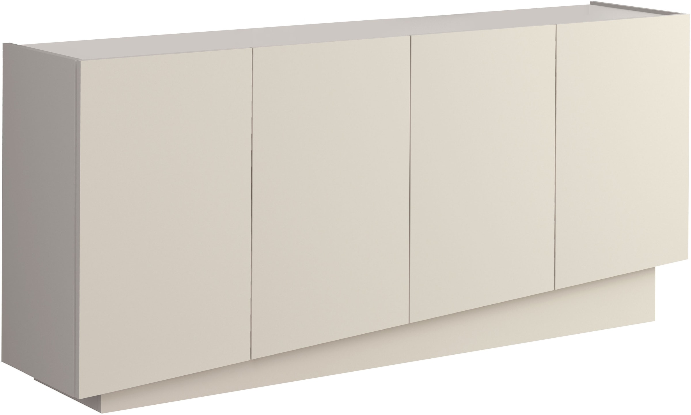 INOSIGN Sideboard »VELA, Sideboard, Breite 160 cm, Design mit schrägen Türen« 1 cuis tlg. Made in Italy, Masse-B/T/H: 160x35x75,Sideboard, Anrichte, Kommode