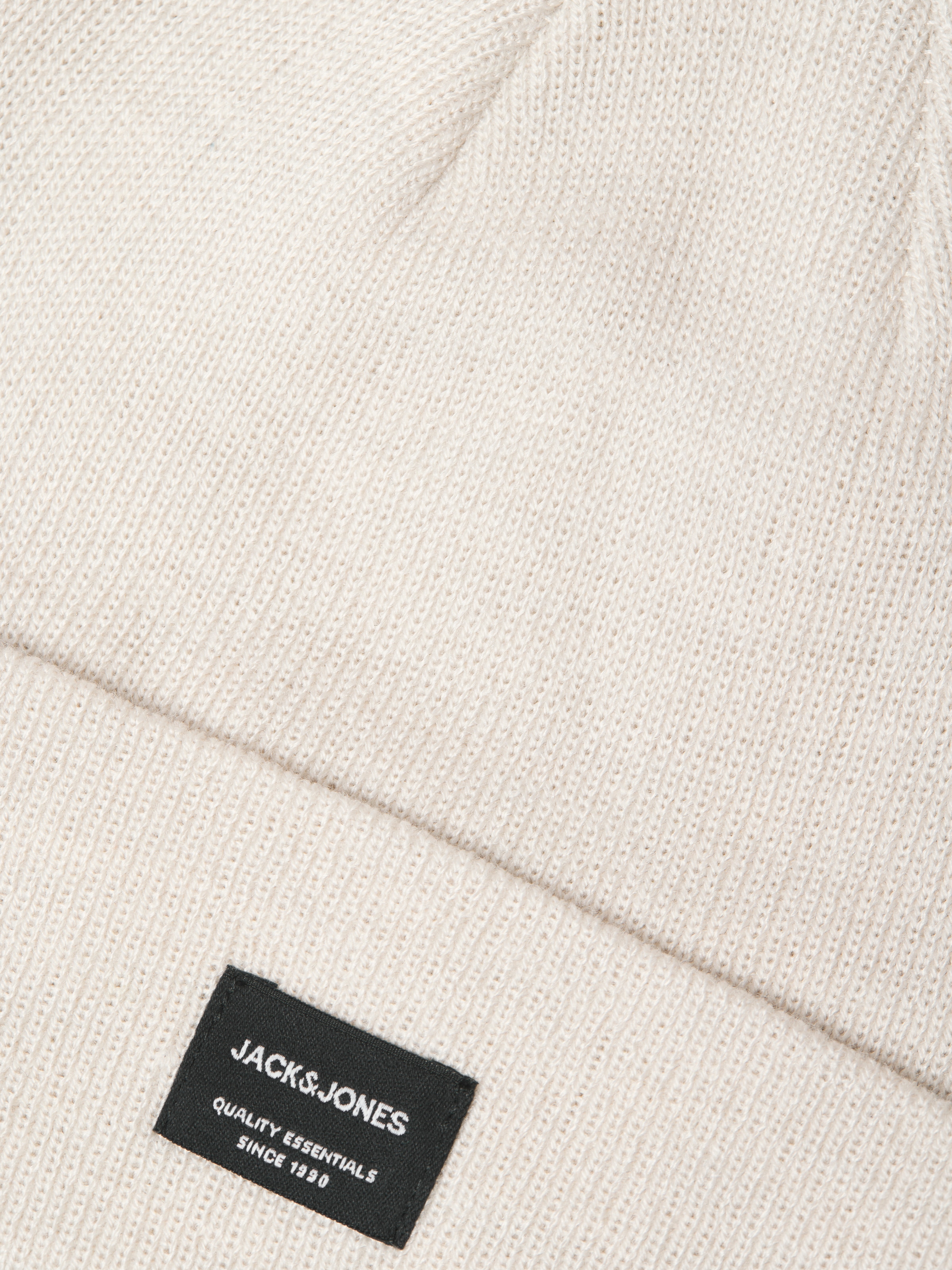 Jack & Jones Bonnet tricoté »JACDNA BEANIE NOOS« Fibre synthétique, tricot côtelé