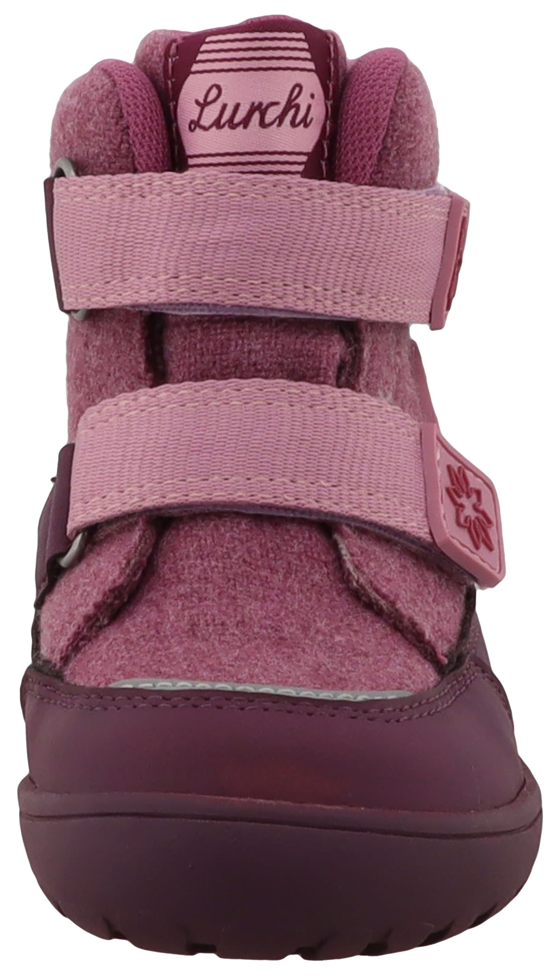 Lurchi Barfussschuh »Jemmy Barefoot-TEX«  Winterboots mit Blüten und Logo, Grössenschablone zum Download