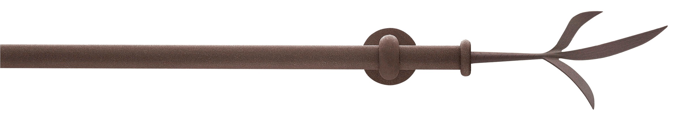 GARESA Tringle à rideaux »ESPERANCA« Ø 16 mm 1 läufig-läufig Wunschmasslänge rustikale Vorhanggarnitur, verlängerbar, Endknopf Zweig, m. Ringe