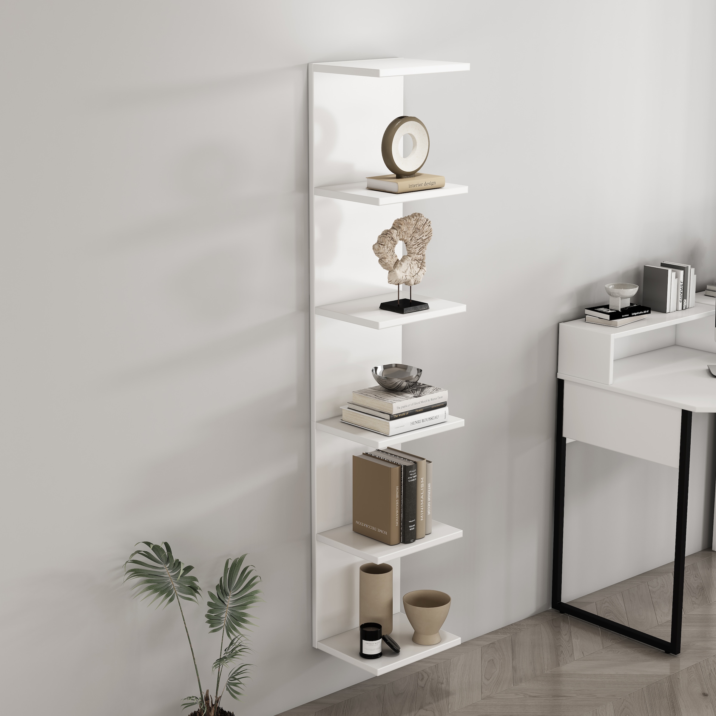 GOODproduct Étagère murale »Moid« dekorativer Stauraum, Wandmontage