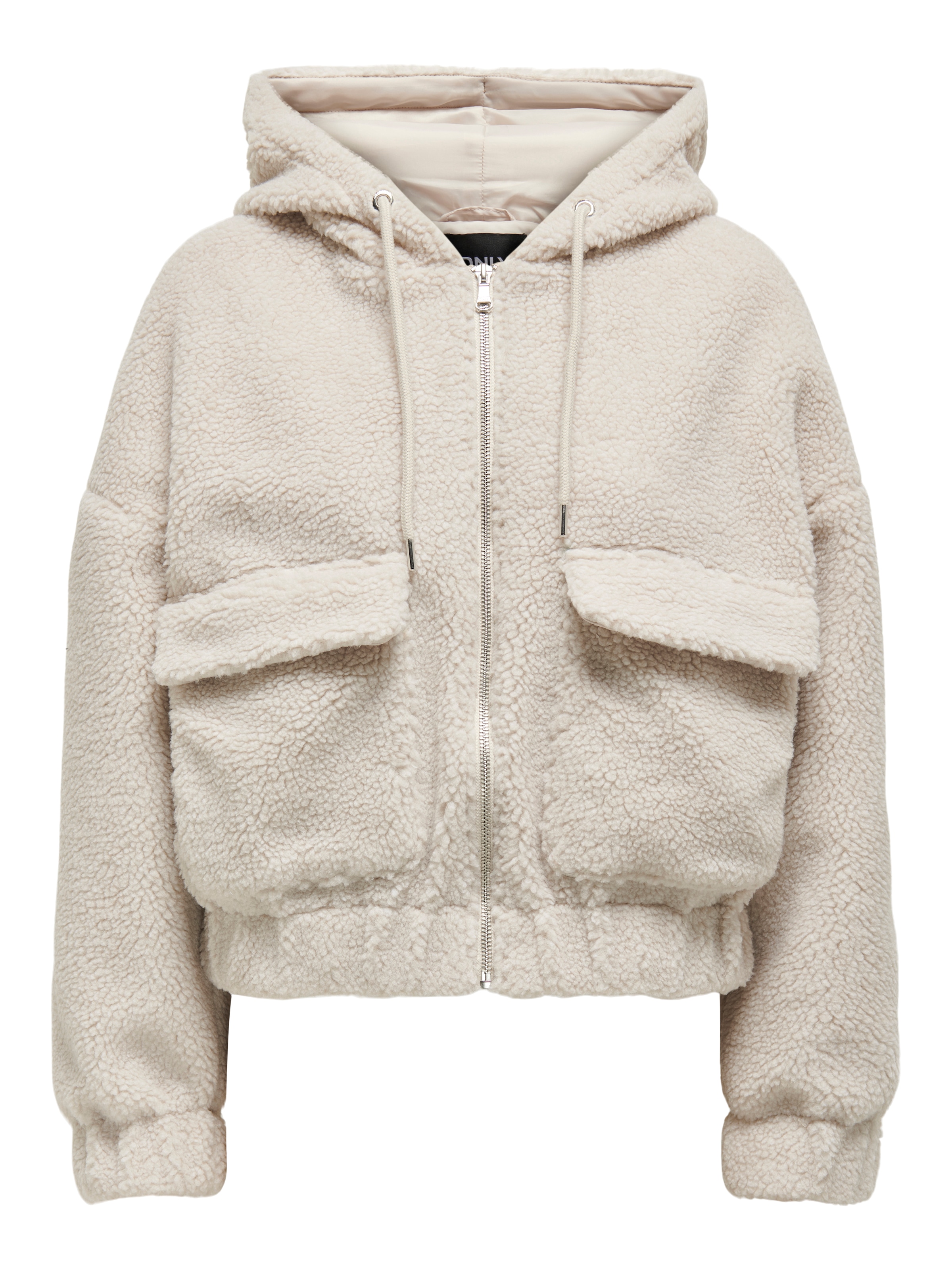 ONLY Kapuzenplüschjacke »ONLTANJA TEDDY HOOD JACKET OTW NOOS« mit Kapuze Kunstfaser,