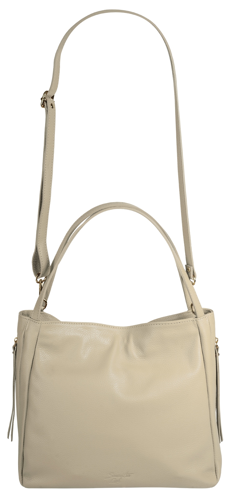 Samantha Look Sac à bandoulière echt Leder, Made in Italy