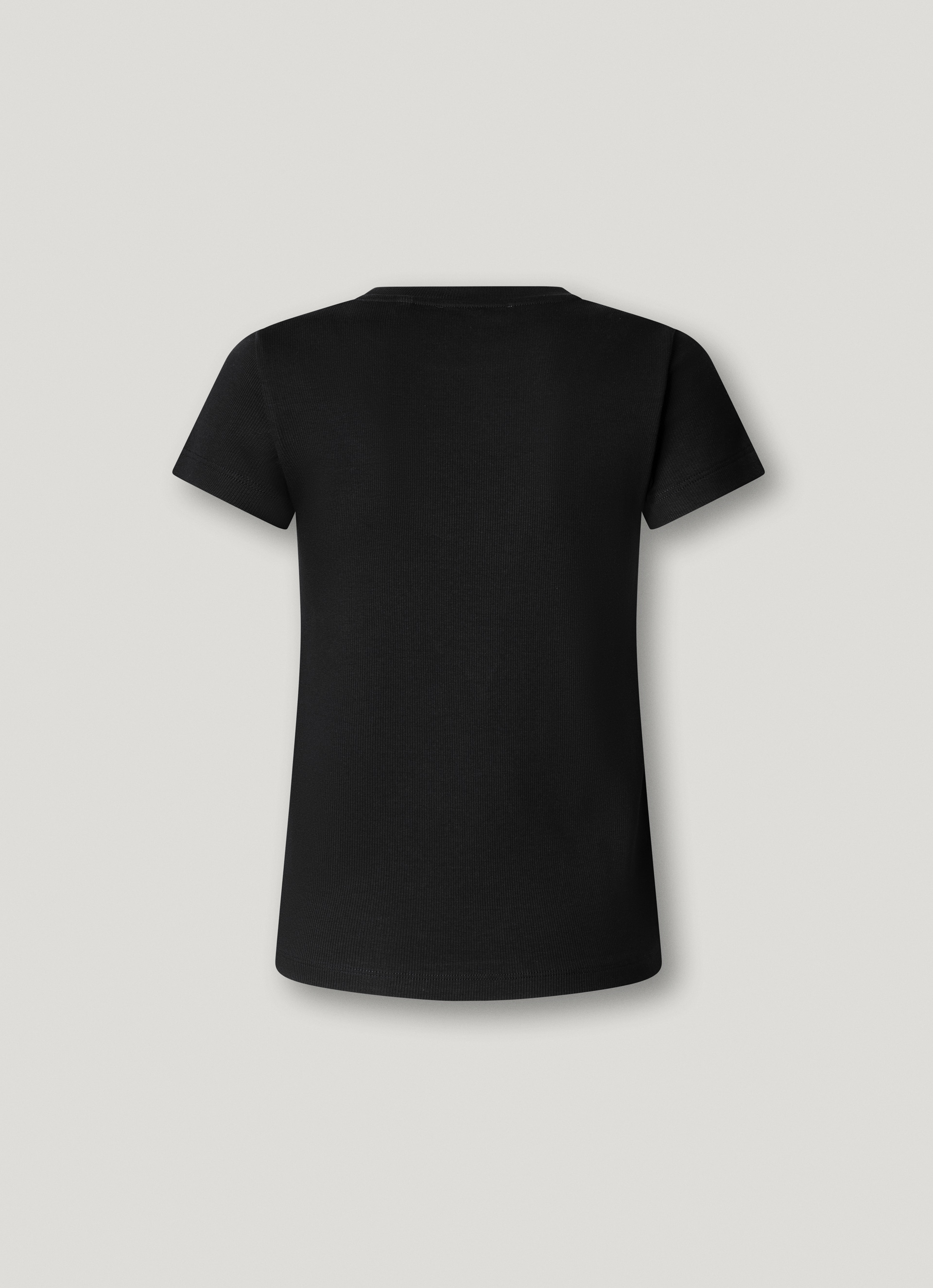 Pepe Jeans T-shirt »MERIDA« aus elastischem Rippstoff, Rundhalsform