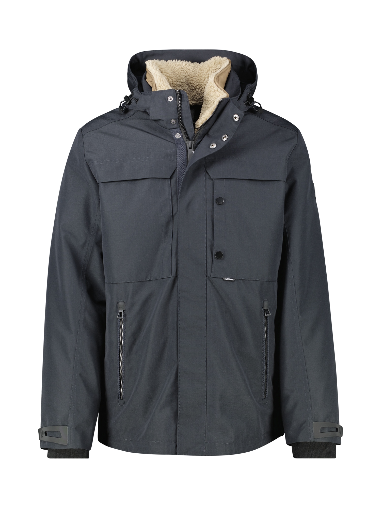 LERROS Veste d'hiver »Herren Winterjacke mit herausnehmbarer Innenjacke« mit Kapuze