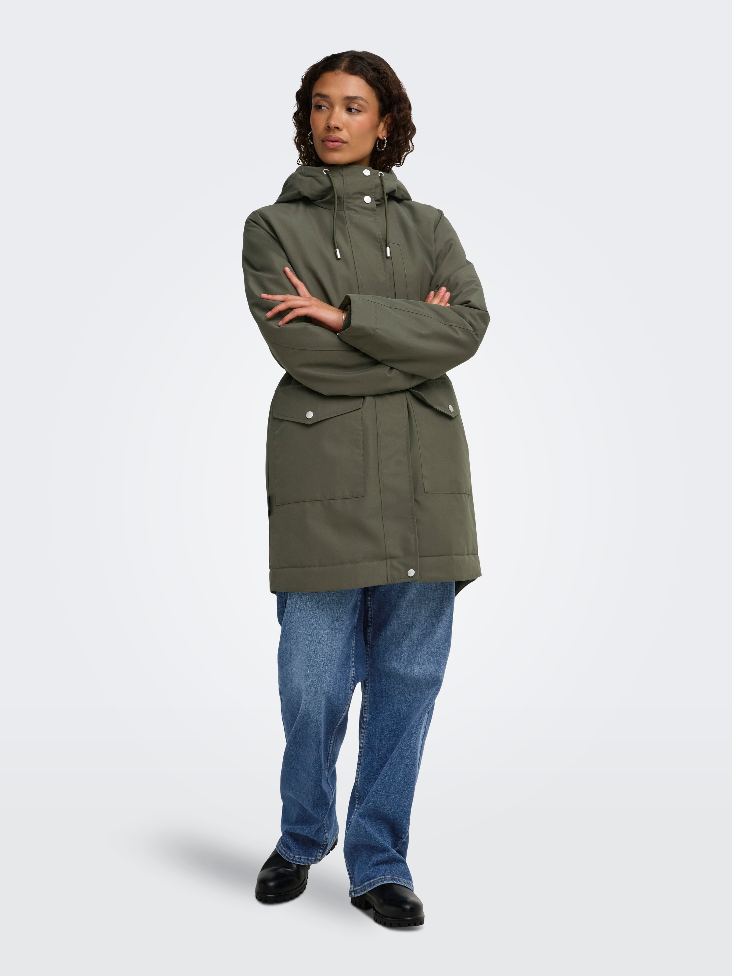 JDY Parka »JDYVALENCIA PARKA COAT OTW SIJ« avec capuche Polyester
