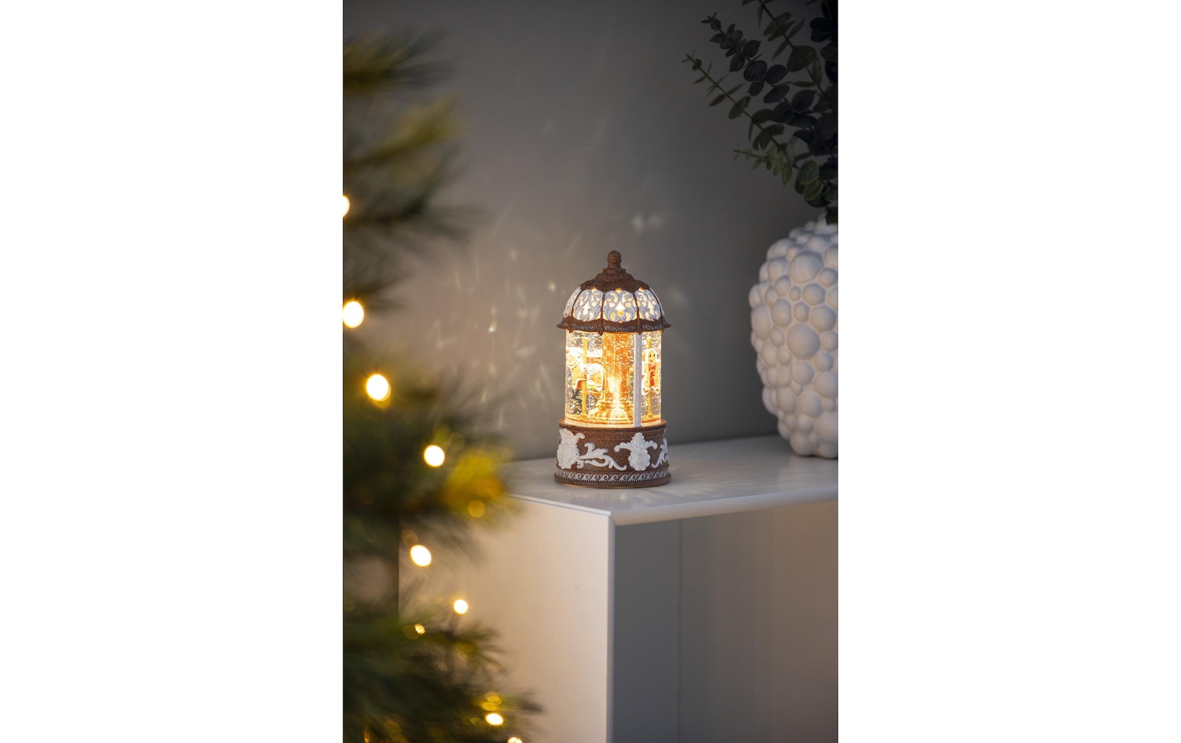 KONSTSMIDE Lanterne LED »Lebkuchenkarussell, Höhe: 22,3 cm« 1 cuis