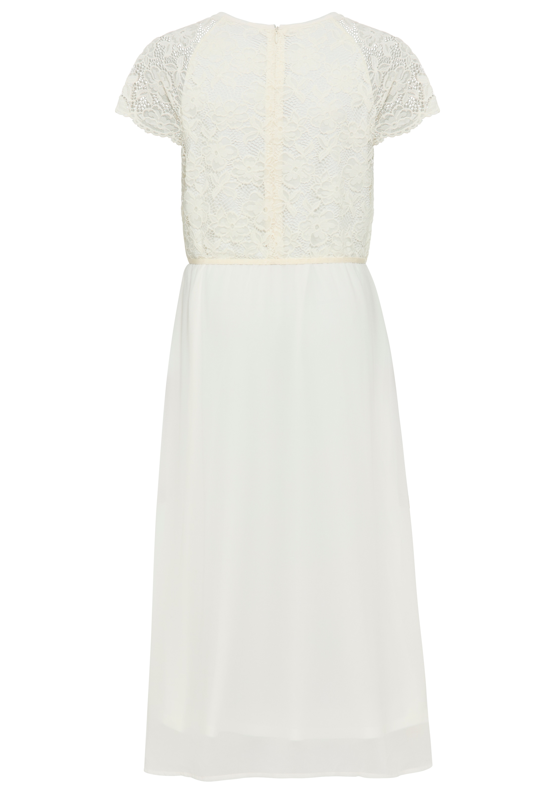 KIDSWORLD Jerseykleid »Festliches Kleid mit Spitze« Elegantes Kleid mit Spitze und Chiffon