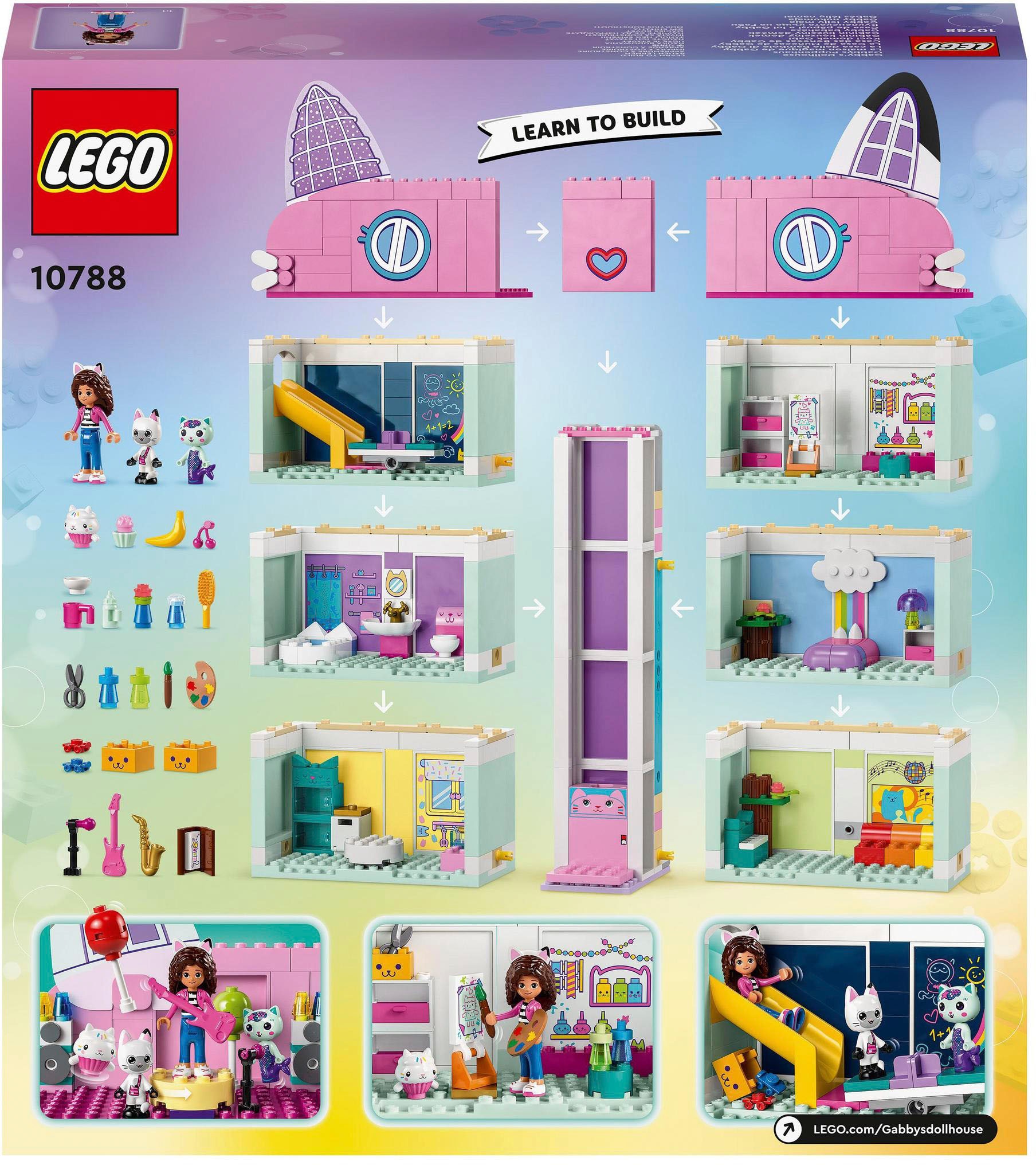 LEGO® Pions de construction »Gabbys Puppenhaus (10788), LEGO® Gabby's Dollhouse« Made in Europe