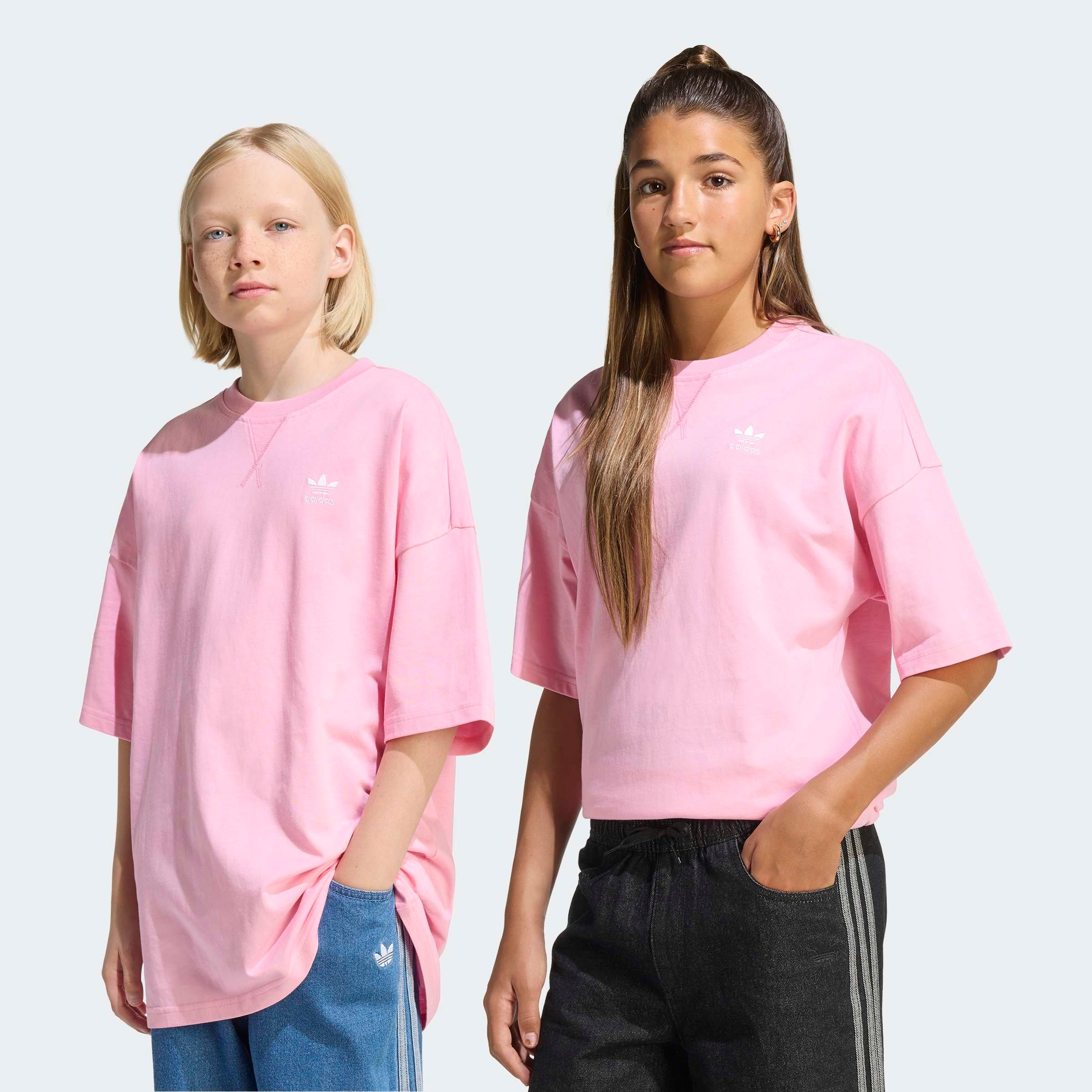 adidas Originals T-shirt »KIDS« lockere Passform, für Kinder, mit aufgesticktem Trefoil Logo