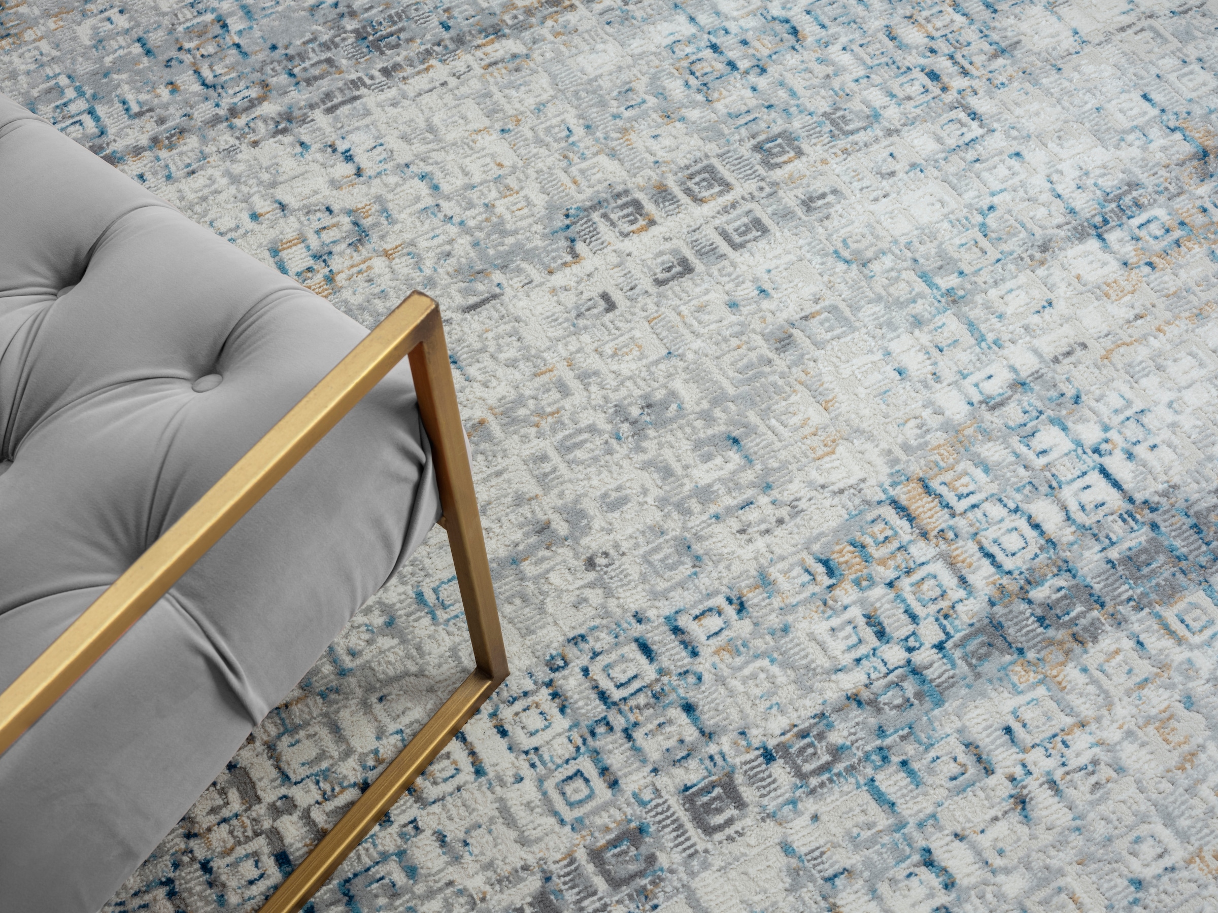 GOODproduct Teppich »Jaxyn« rechteckig 8 mm Höhe Kurzflor, modernes Design, pflegeleicht, Wohnzimmer