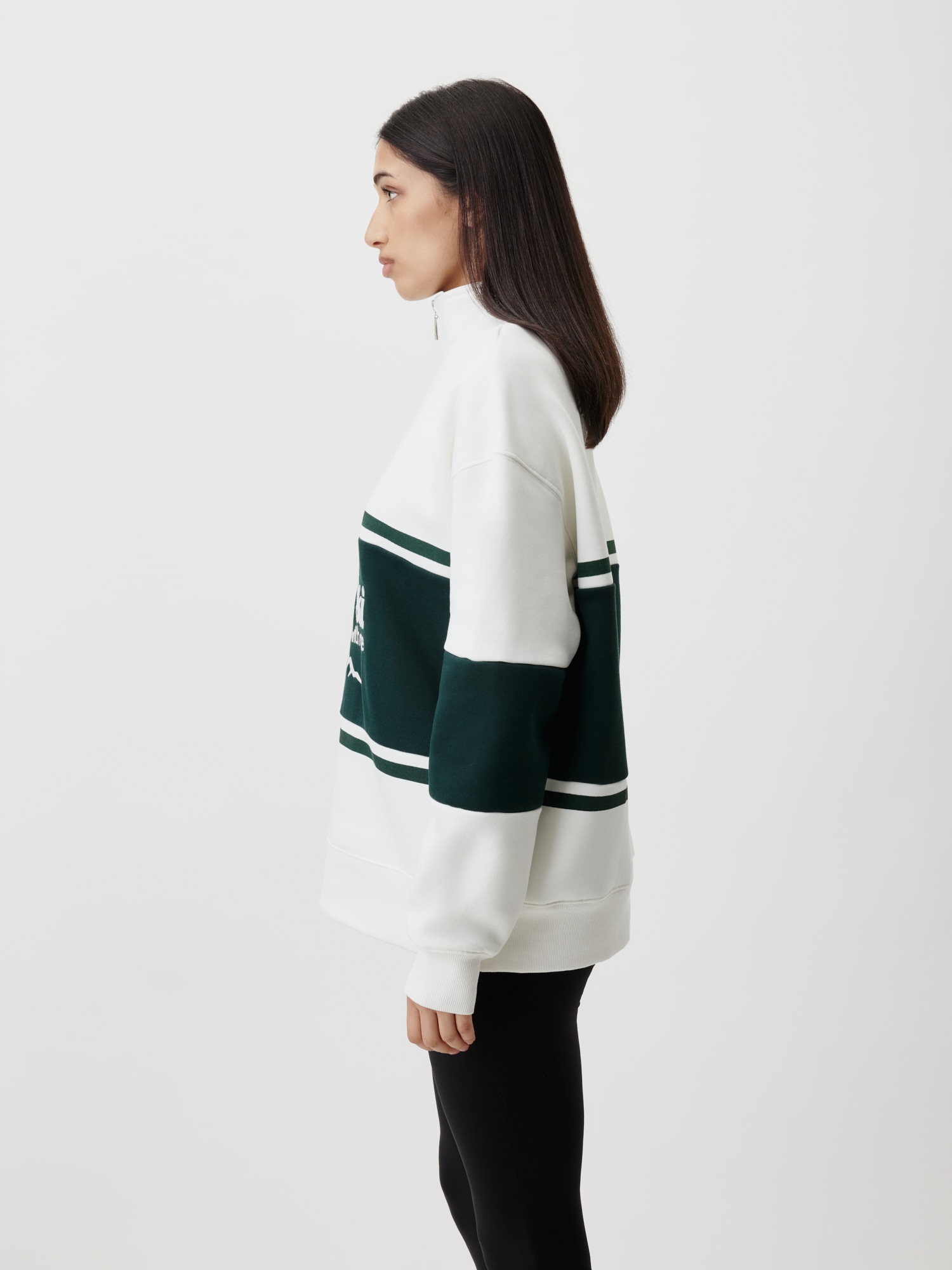 LeGer Sweat-shirt »Jenny, LeGer by Lena Gercke«, Col montant avec fermeture éclair
