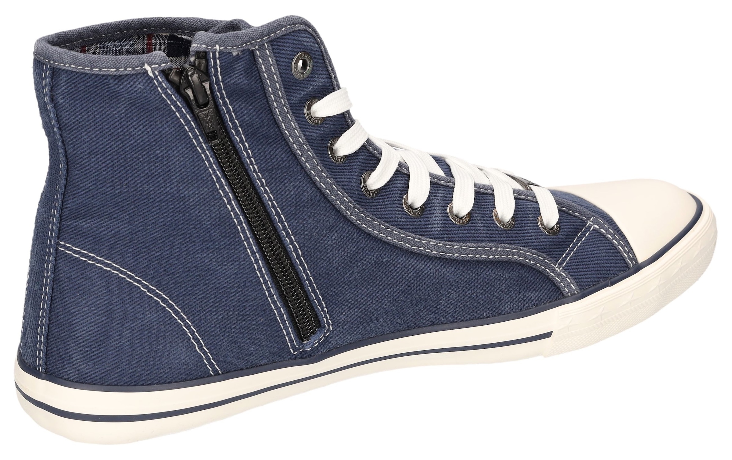 LERROS Sneakerboots  Schnürboots, High Top Sneaker, Canvas-Boots mit Gummikappe