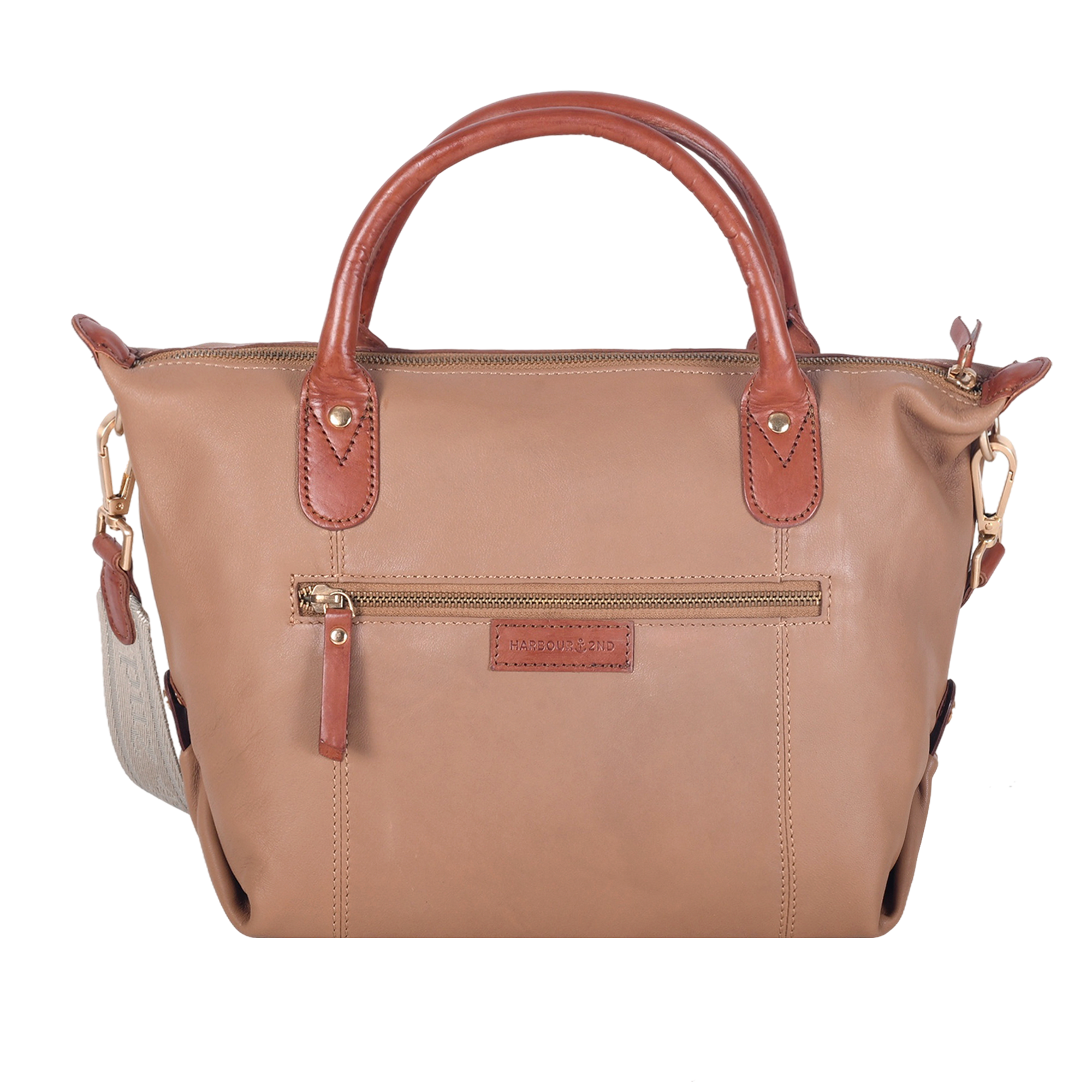 HARBOUR 2nd Sac à main Damen Henkeltasche, Umhängetasche mit dekorativem Anhänger