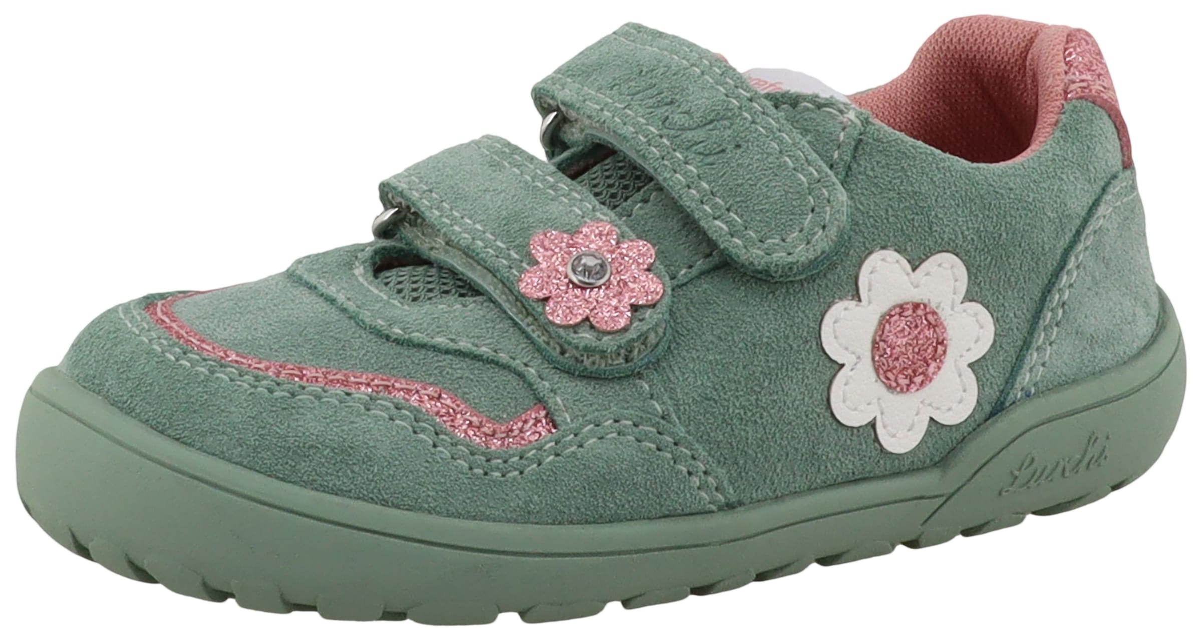 Lurchi »Jola Barefoot«  , Halbschuh, Sneaker mit Blüten, Grössenschablone zum Download
