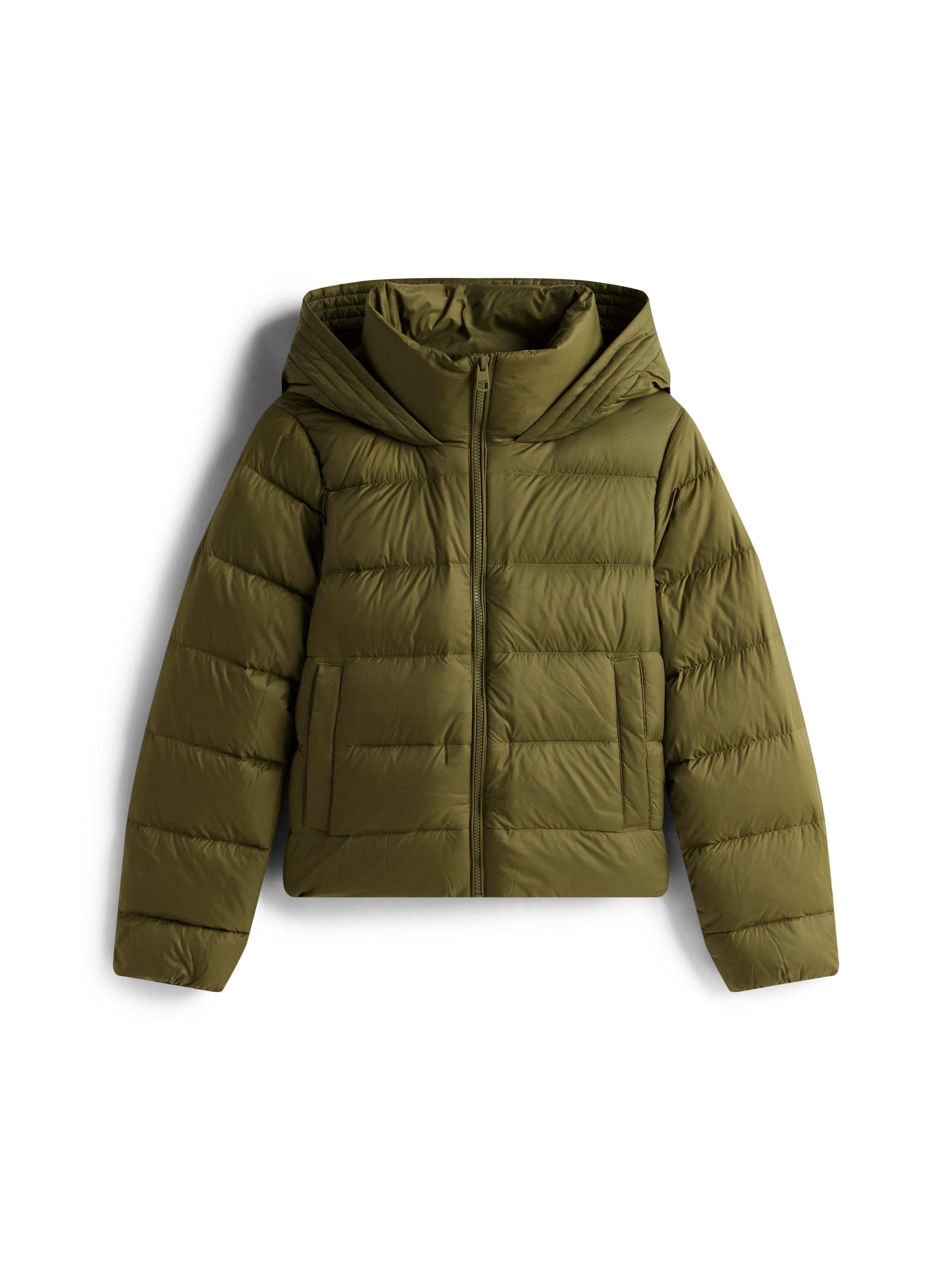 Tommy Hilfiger Veste matelassée »LW DOWN CASUAL JACKET« mit Kapuze mit Logoprägung