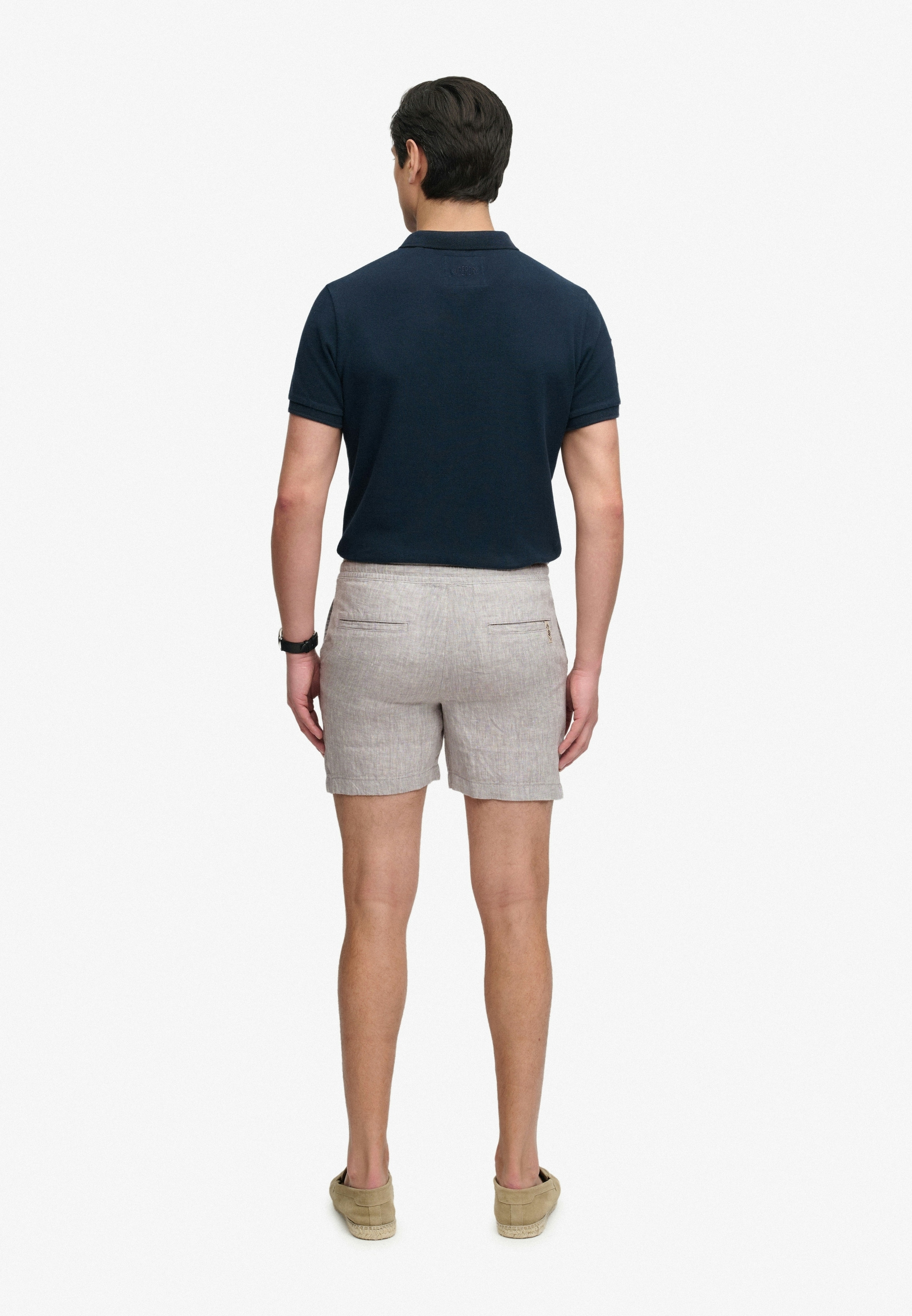 Superdry Shorts »MERCHANT LINEN SHORT«  aus Leinen, Relaxed Fit, mit Reissverschluss