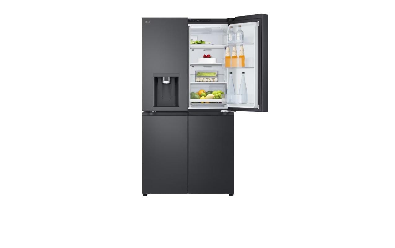 LG Side-by-Side »GMF960EV2E« 179,2 cm hoch 91,4 cm breit No Frost, Wasserspender mit Smart Fill, grosser Nutzinhalt von 646 L