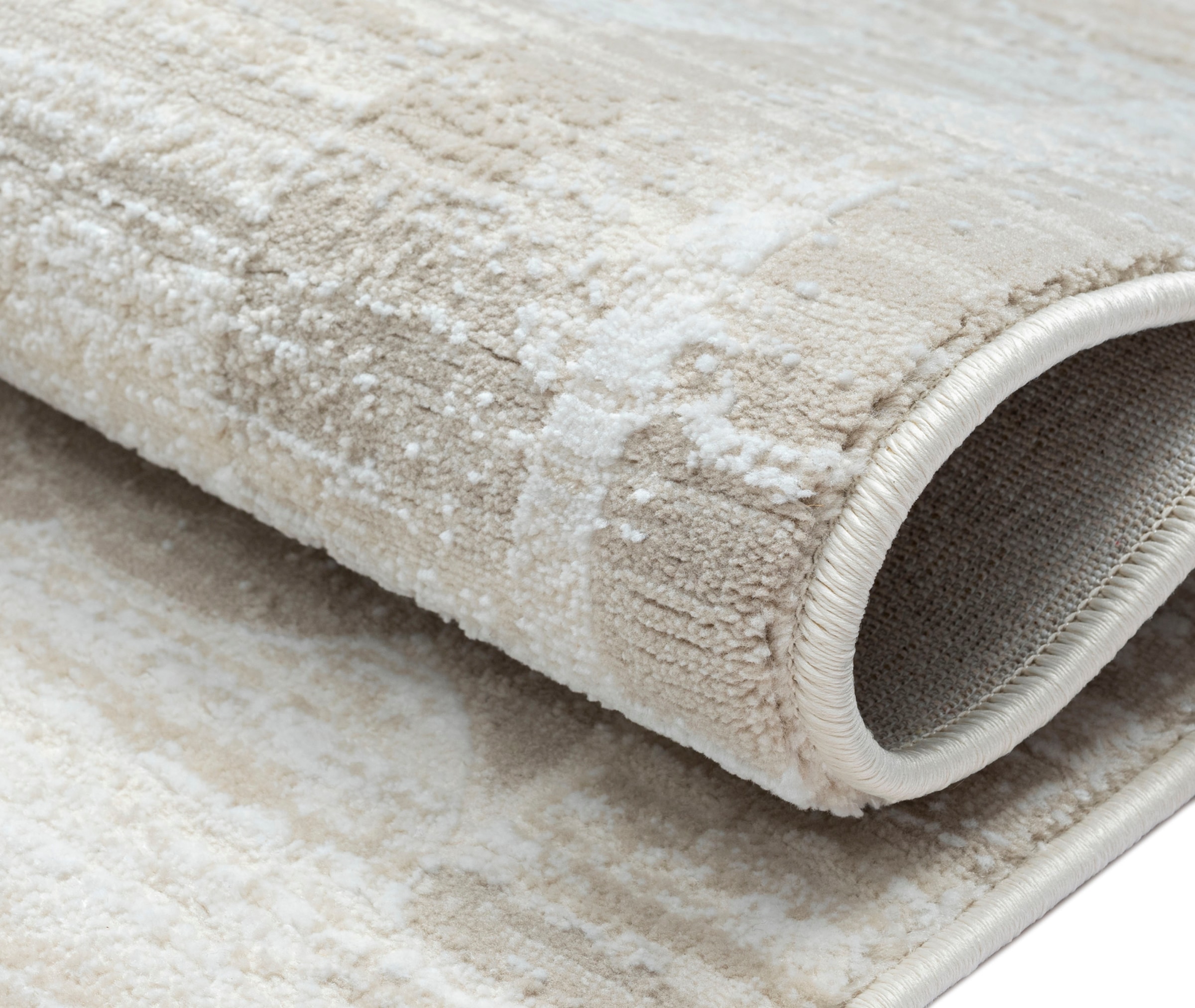 Myflair Möbel & Accessoires Teppich »My Circles« rechteckig 10 mm Höhe Kurzflor, modernes Design, Retro-Style, mit Fransen, besonders weich