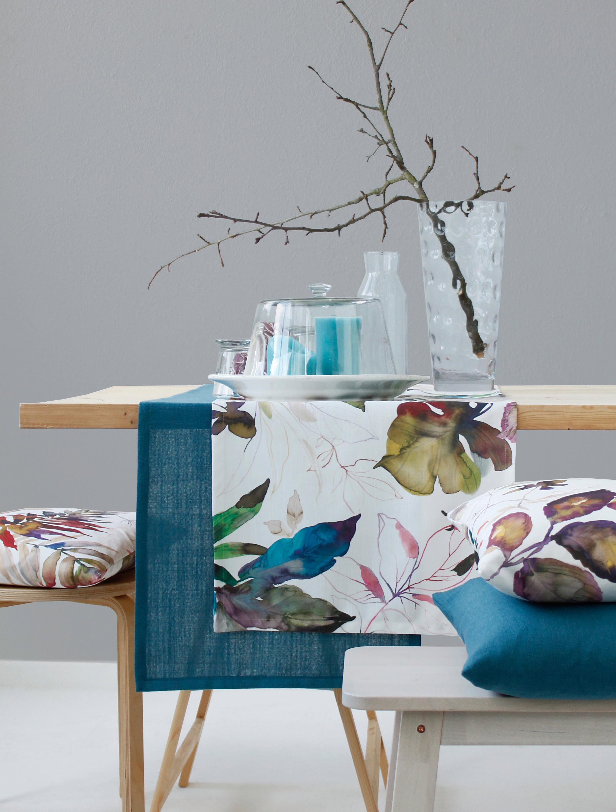 APELT Tischläufer »Arizona, Uni-Basic« Leinenoptik