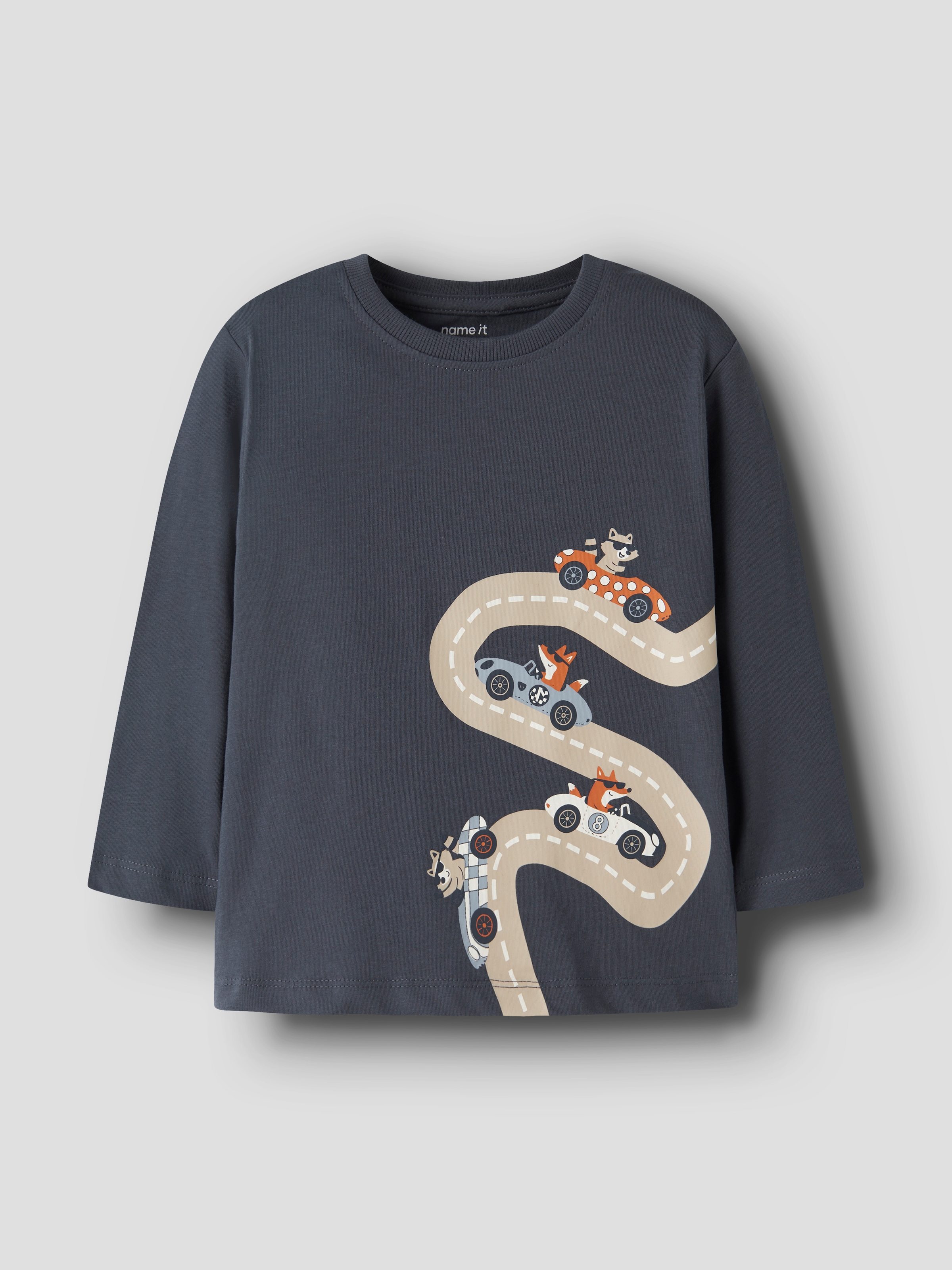 Name It T-shirt à manches longues »NMMVAGNO 2P LS LOOSE TOP« Paquet, pack de 2,  coton, coupe ample